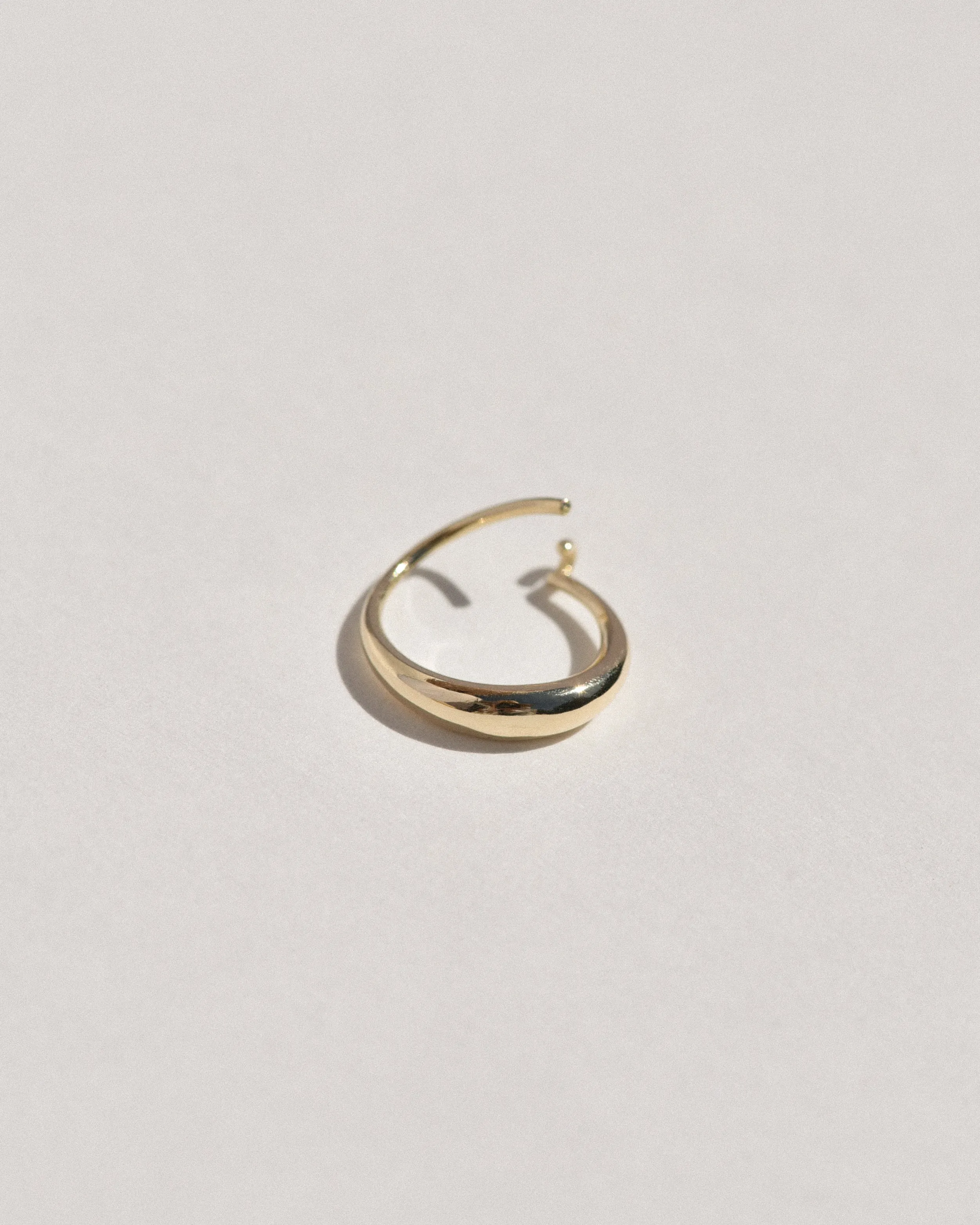 Medium Round Sempre Hoop in 14k Yellow Gold sold by Leigh Miller product image thumbnail 2