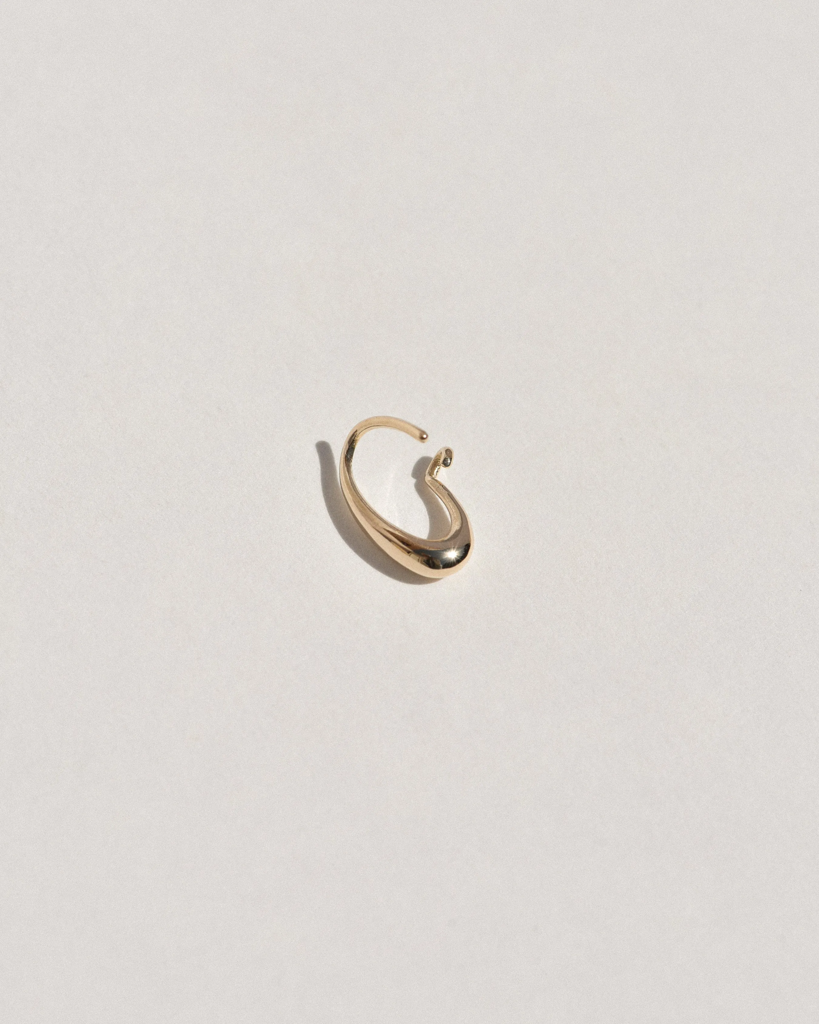 Small Oval Sempre Hoop in 14k Yellow Gold sold by Leigh Miller product image thumbnail 2