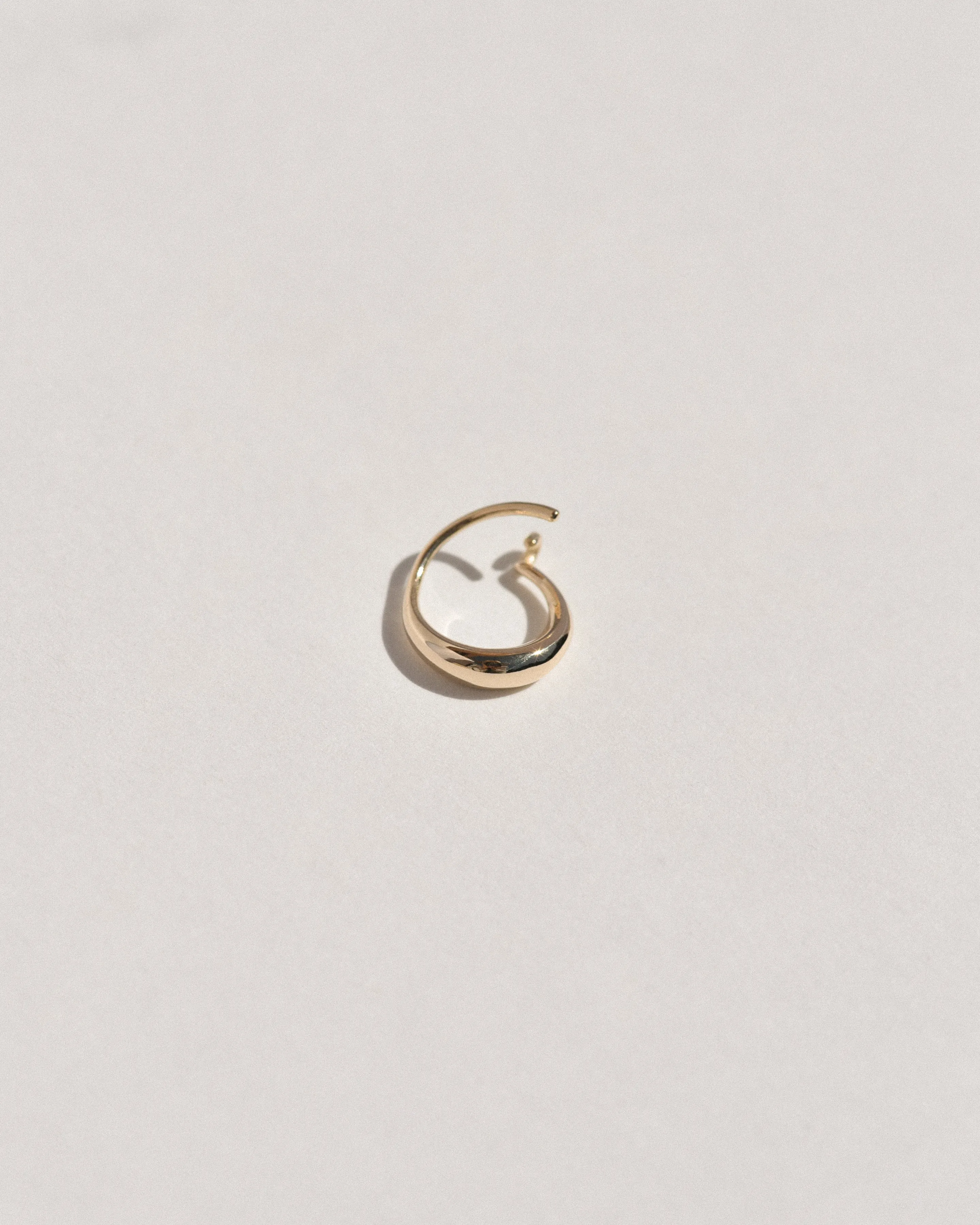 Small Round Sempre Hoop in 14k Yellow Gold sold by Leigh Miller product image thumbnail 2