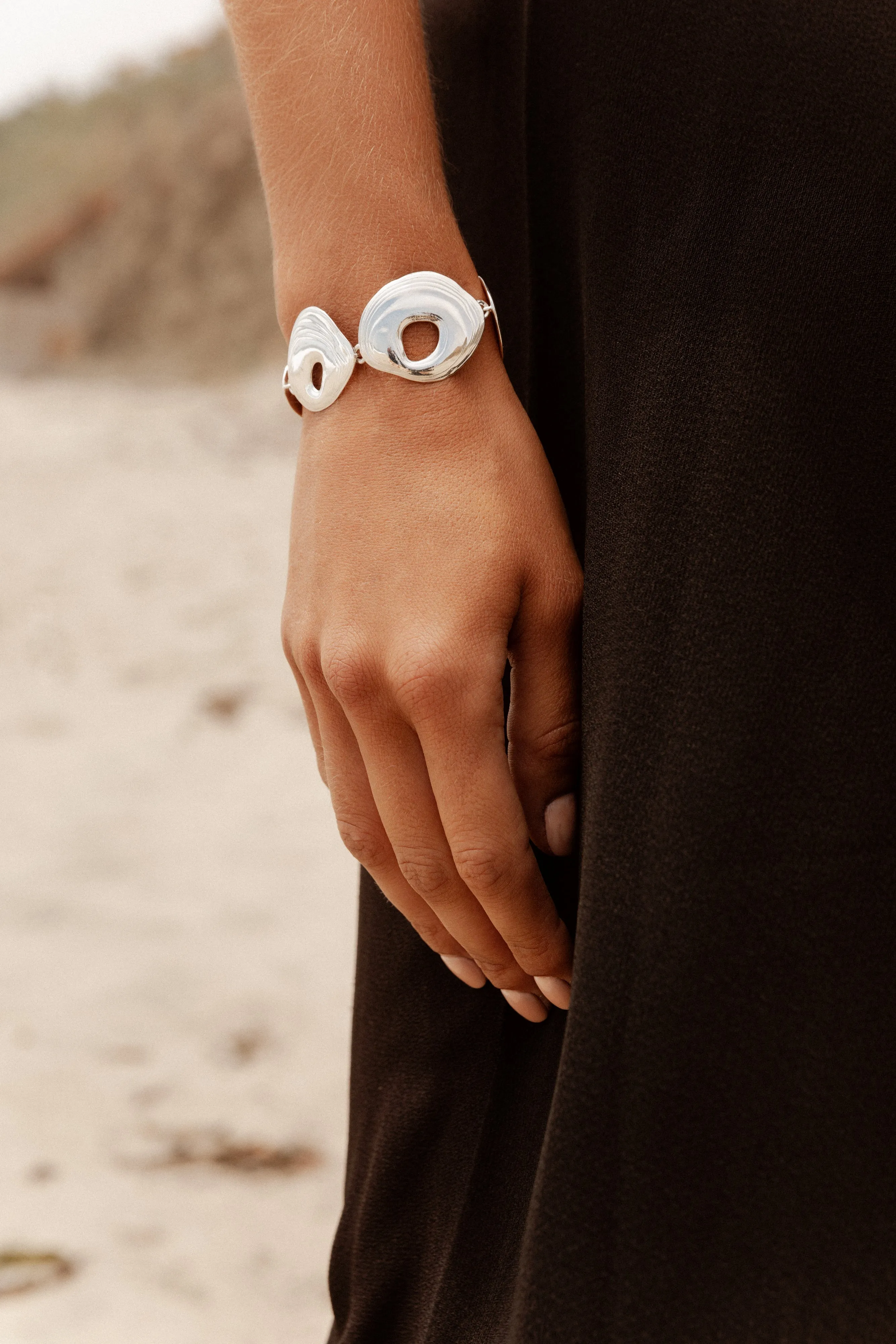 Sterling Silver Whirlpool Bracelet sold by Leigh Miller product image thumbnail 2