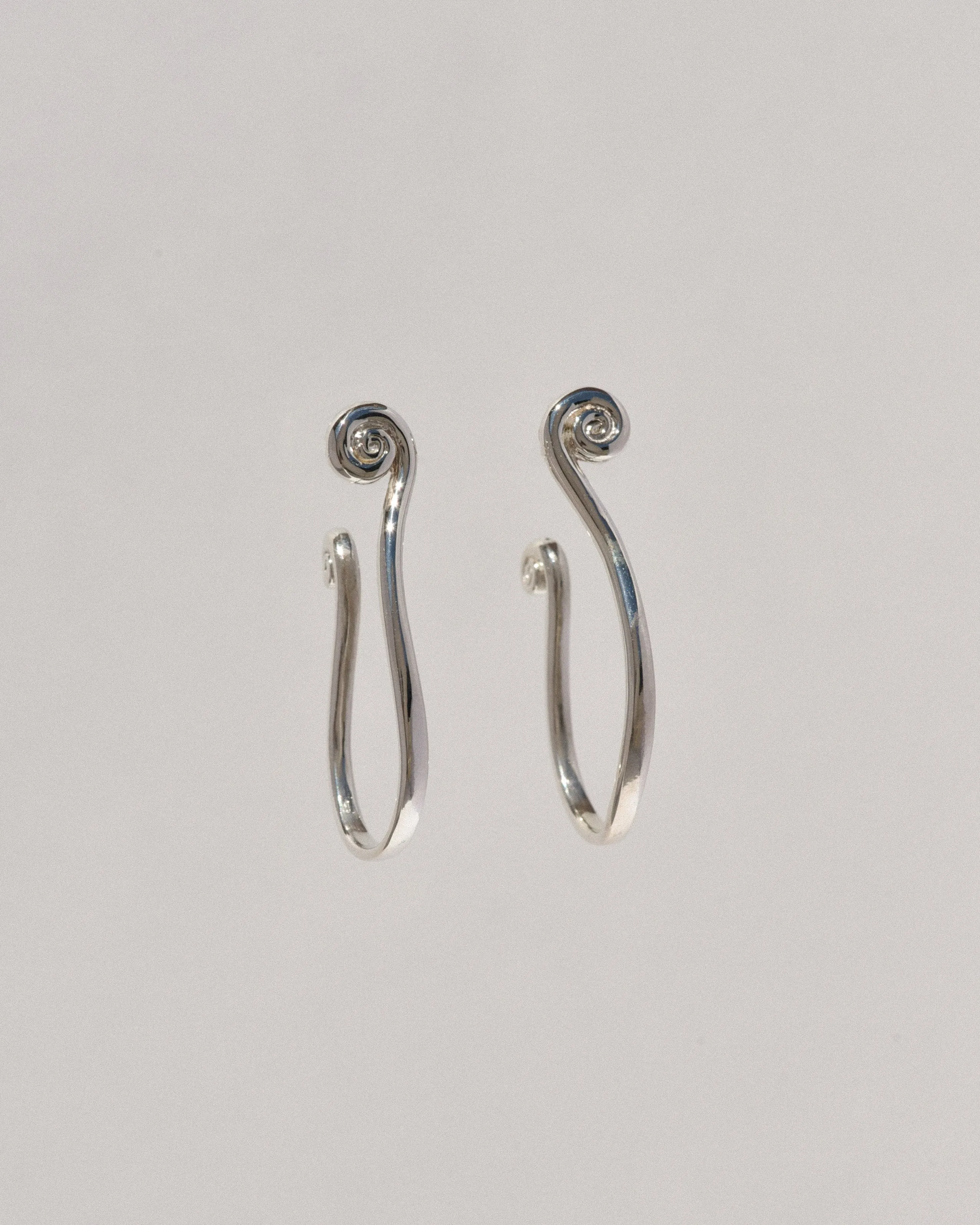 Sterling Silver Fern Hoops sold by Leigh Miller