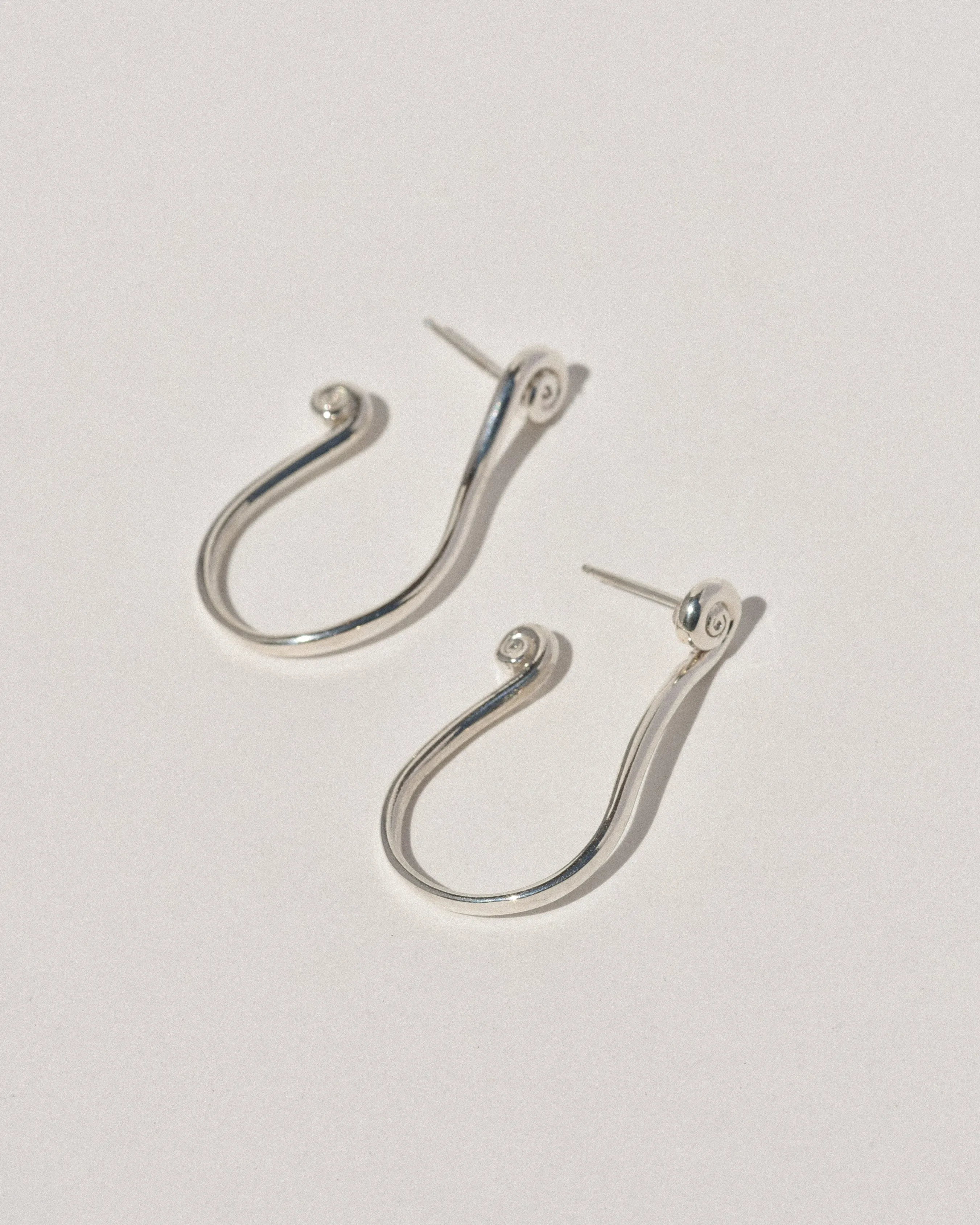 Sterling Silver Fern Hoops sold by Leigh Miller product image thumbnail 3
