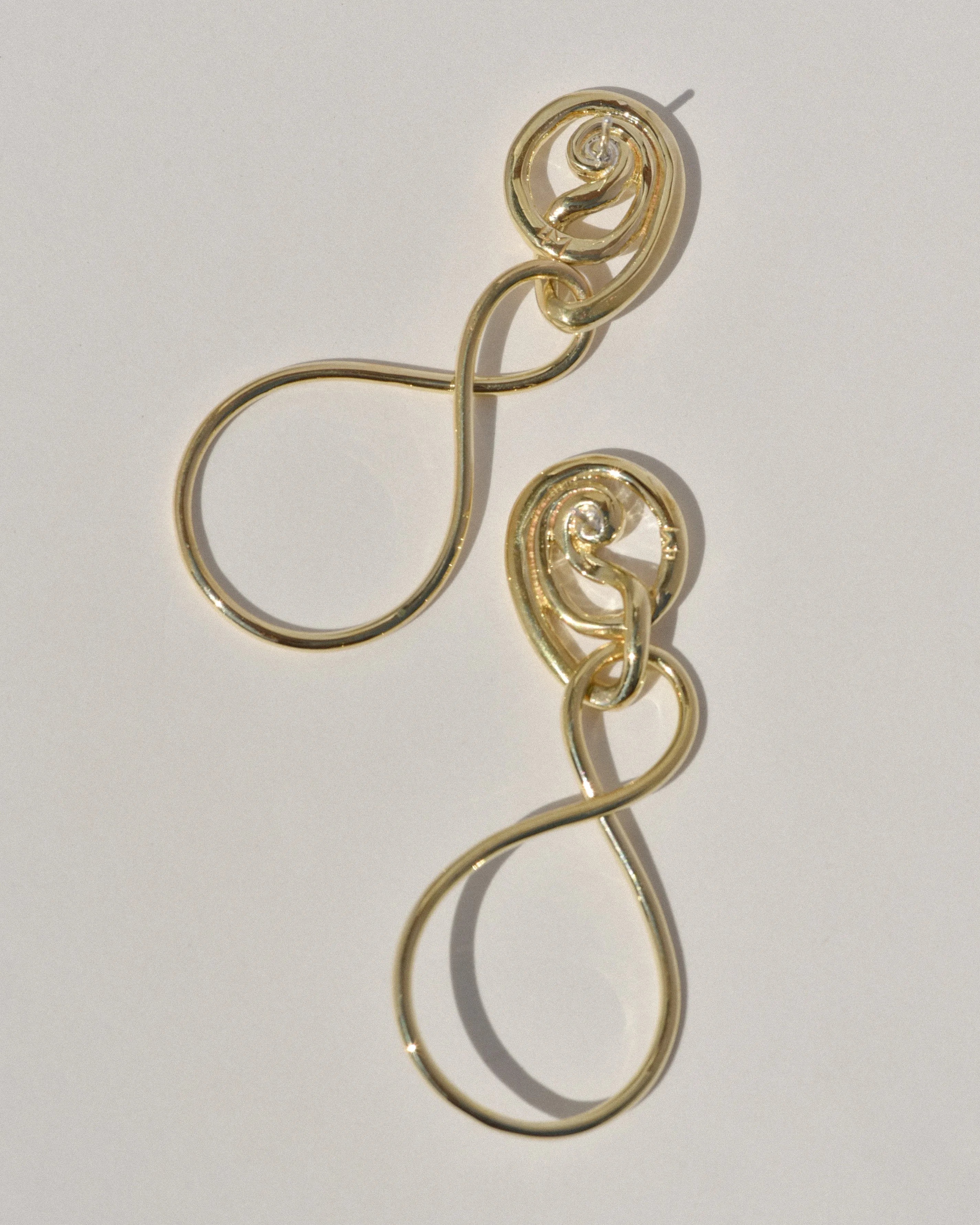 Brass Orso Hoops sold by Leigh Miller product image thumbnail 4