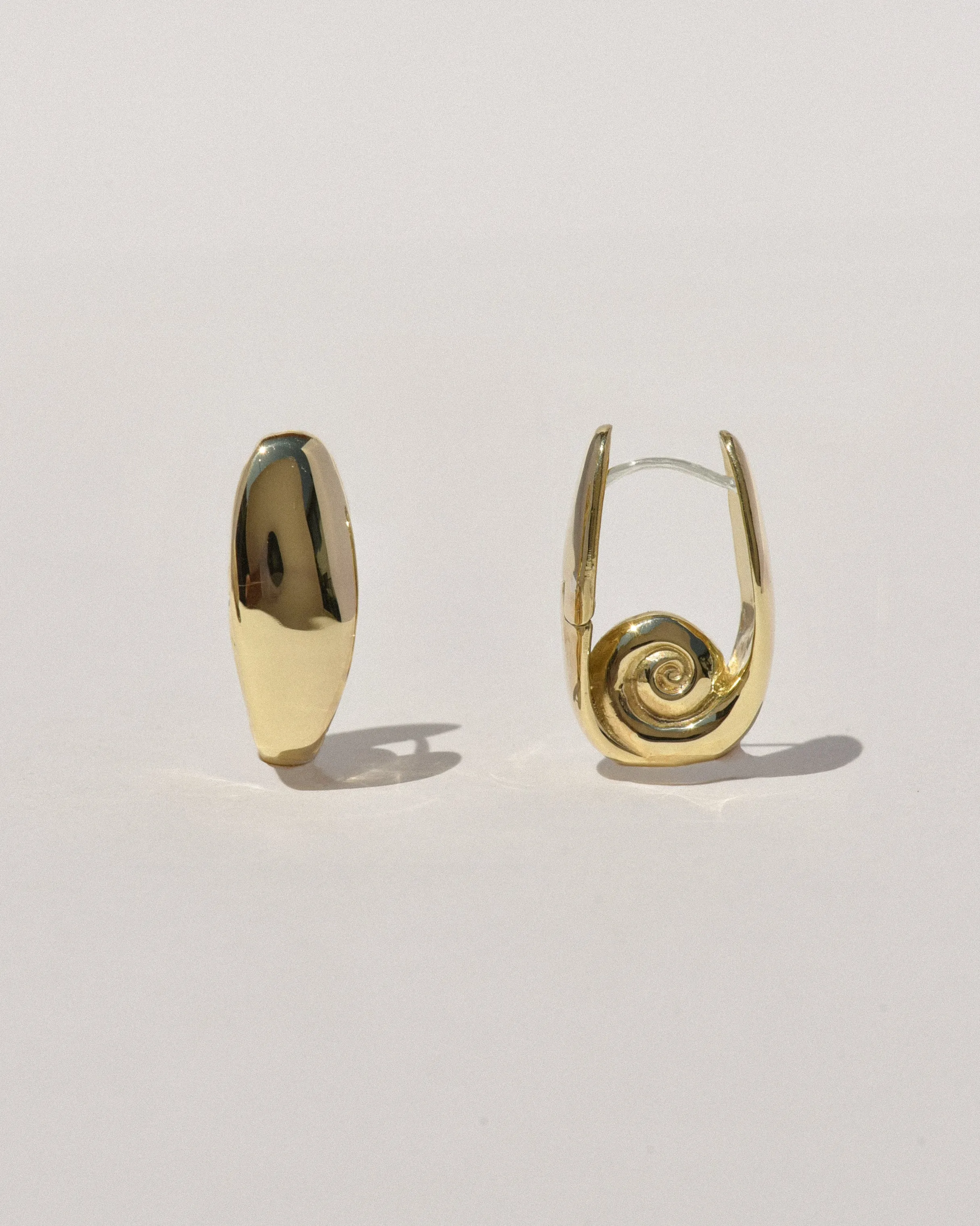 Brass Lucia Hoops sold by Leigh Miller