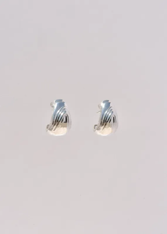 Sterling Silver Mini Piana Hoops sold by Leigh Miller