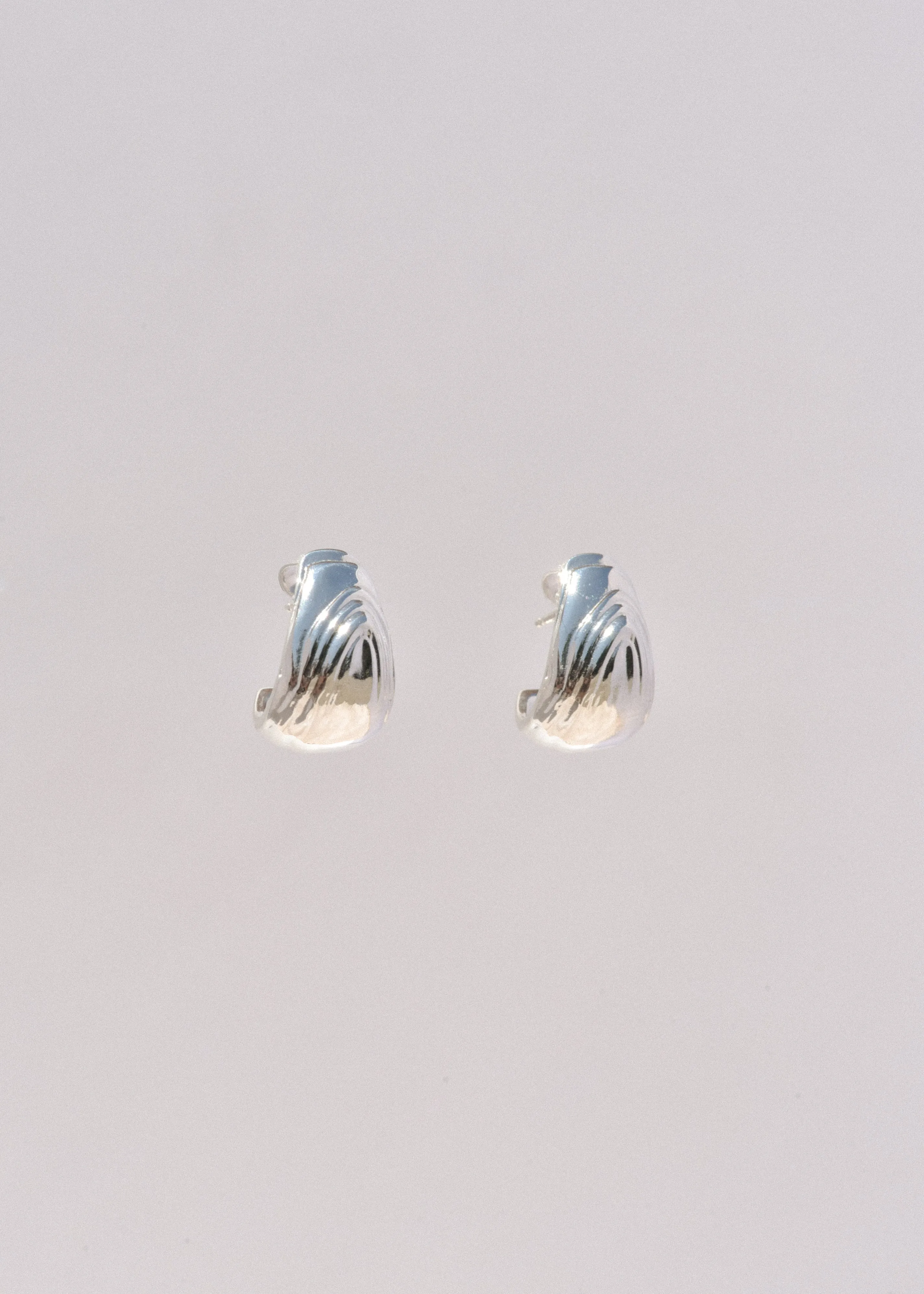 Sterling Silver Mini Piana Hoops sold by Leigh Miller