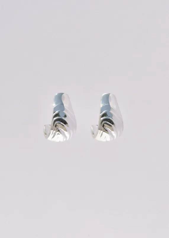 Sterling Silver Grande Piana Hoops sold by Leigh Miller