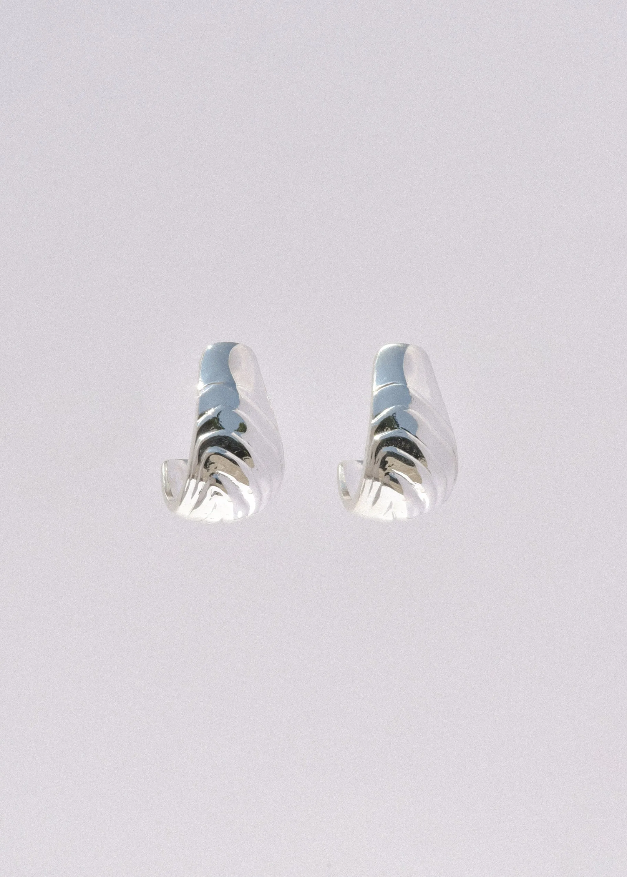 Sterling Silver Grande Piana Hoops sold by Leigh Miller