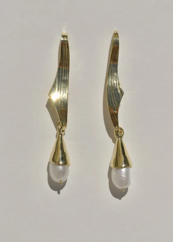 Brass Albariño Earrings sold by Leigh Miller