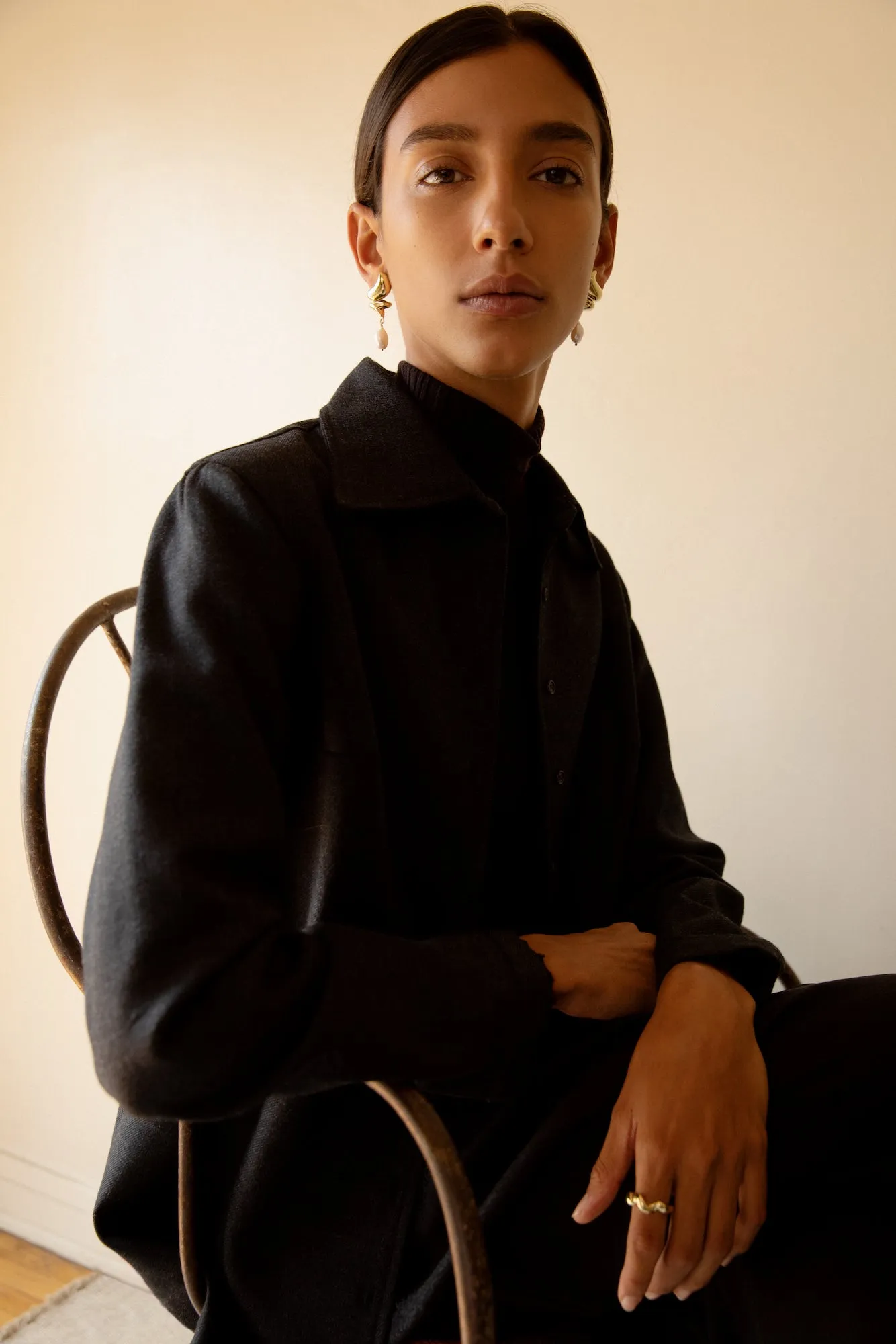 Dollop Studs with Pearl sold by Leigh Miller product image thumbnail 5