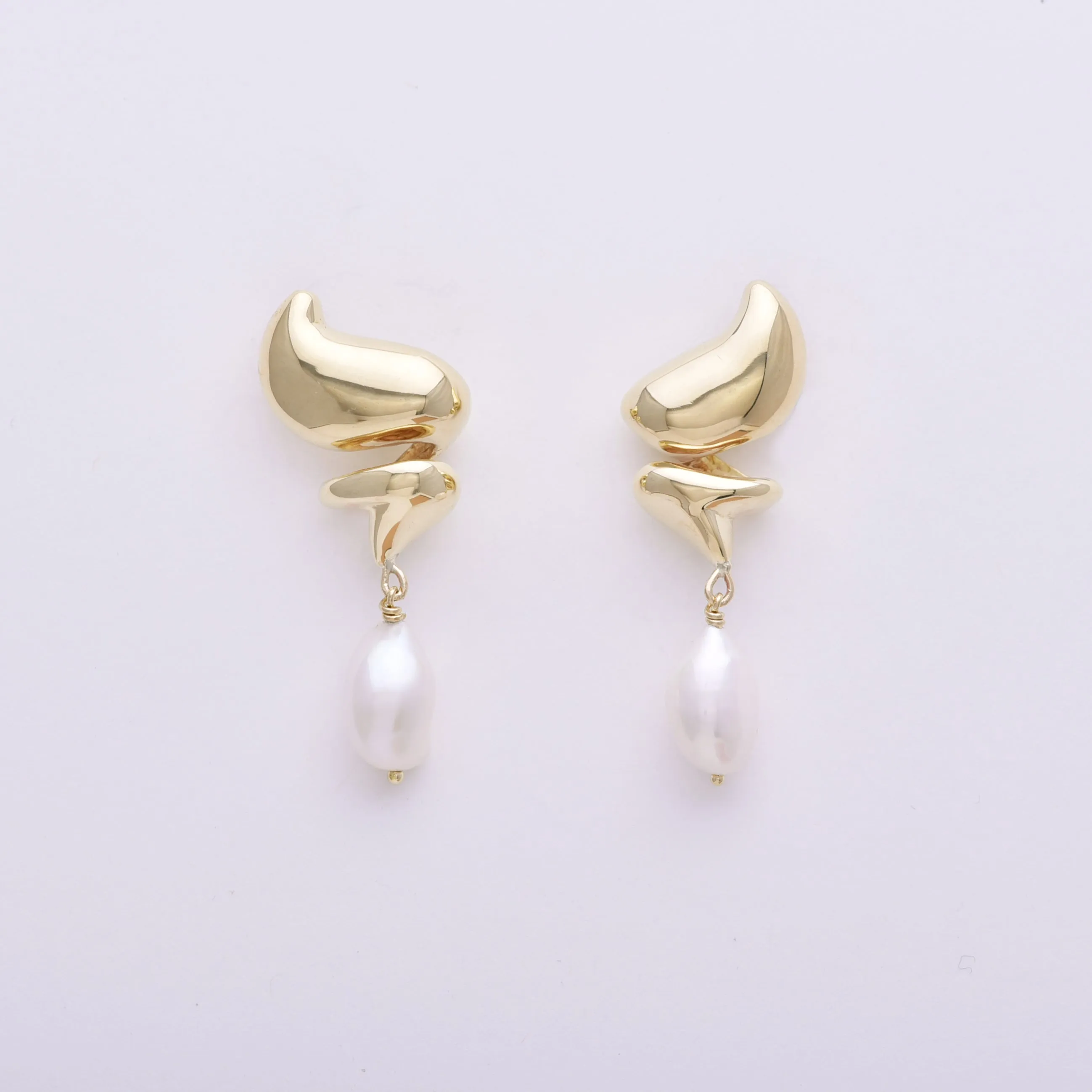 Dollop Studs with Pearl sold by Leigh Miller product image thumbnail 4