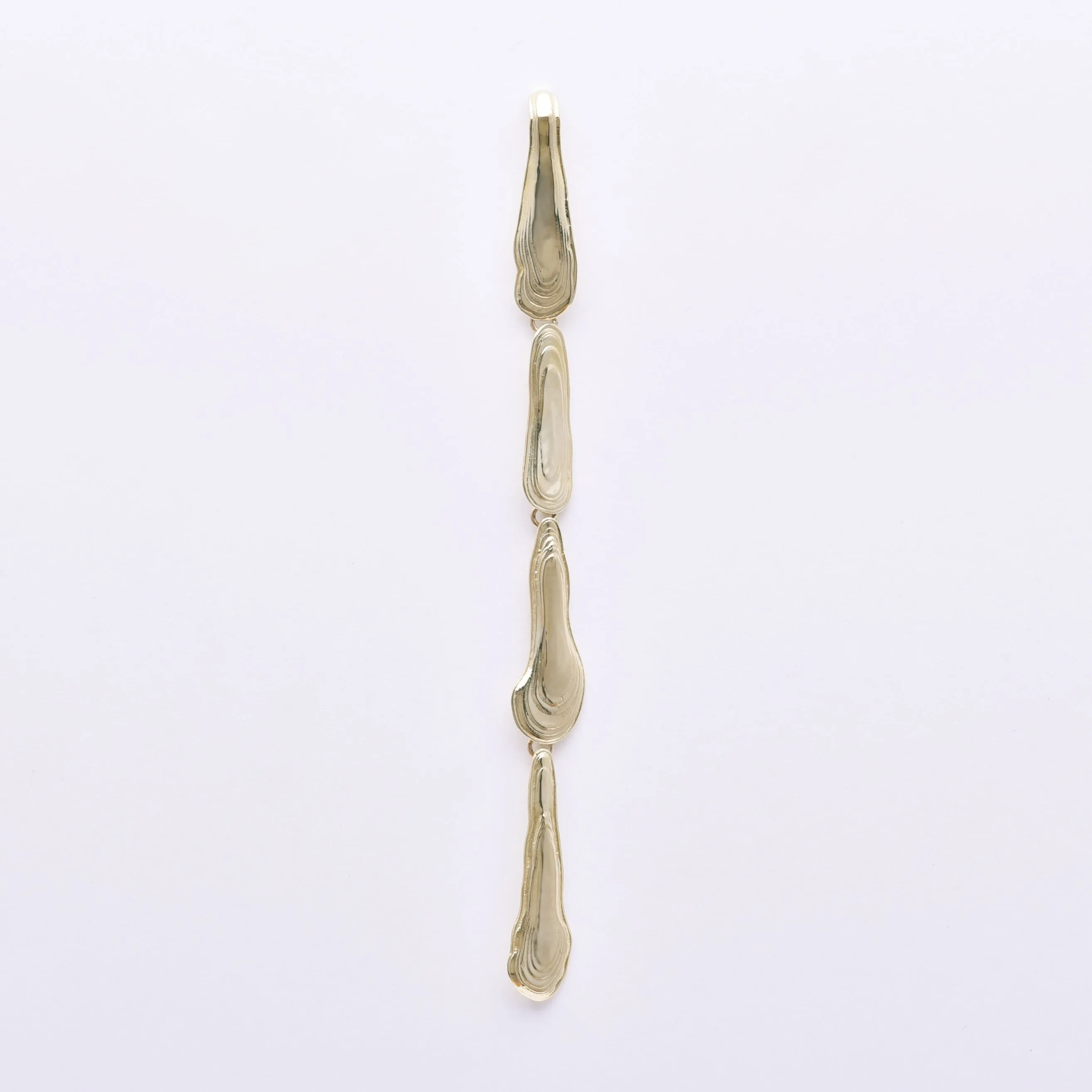 Brass Long Driplette Earring sold by Leigh Miller product image thumbnail 2