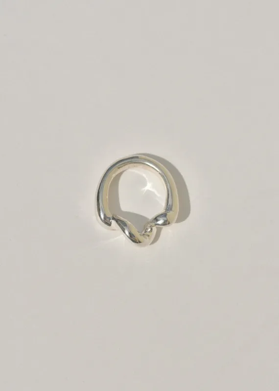 Sterling Silver Corkscrew Ring sold by Leigh Miller