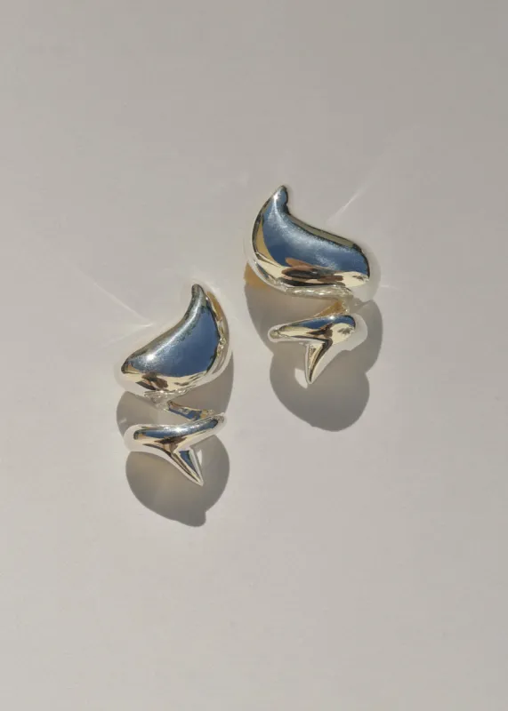 Sterling Silver Dollop Studs sold by Leigh Miller