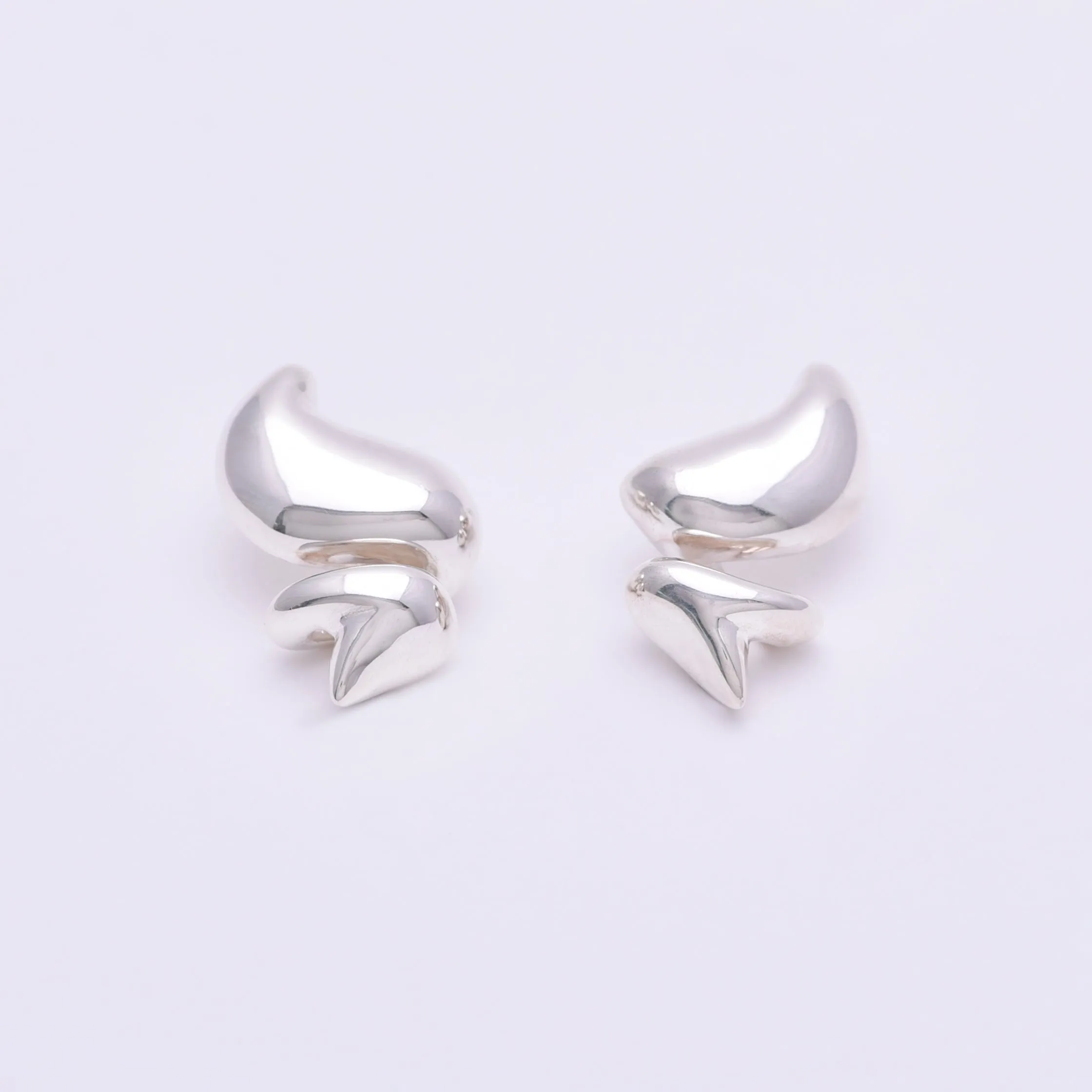 Sterling Silver Dollop Studs sold by Leigh Miller product image thumbnail 3