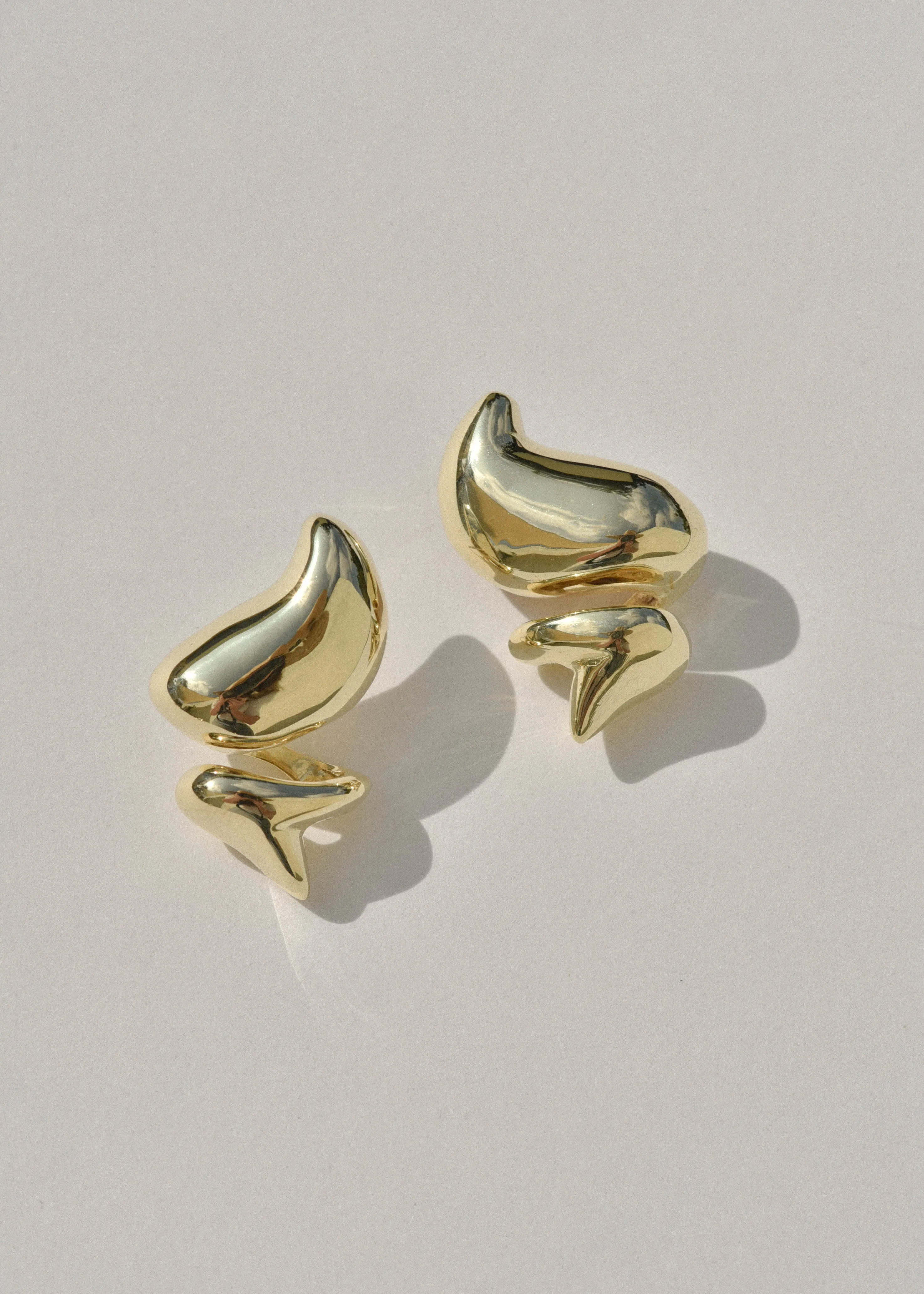 Brass Dollop Studs sold by Leigh Miller