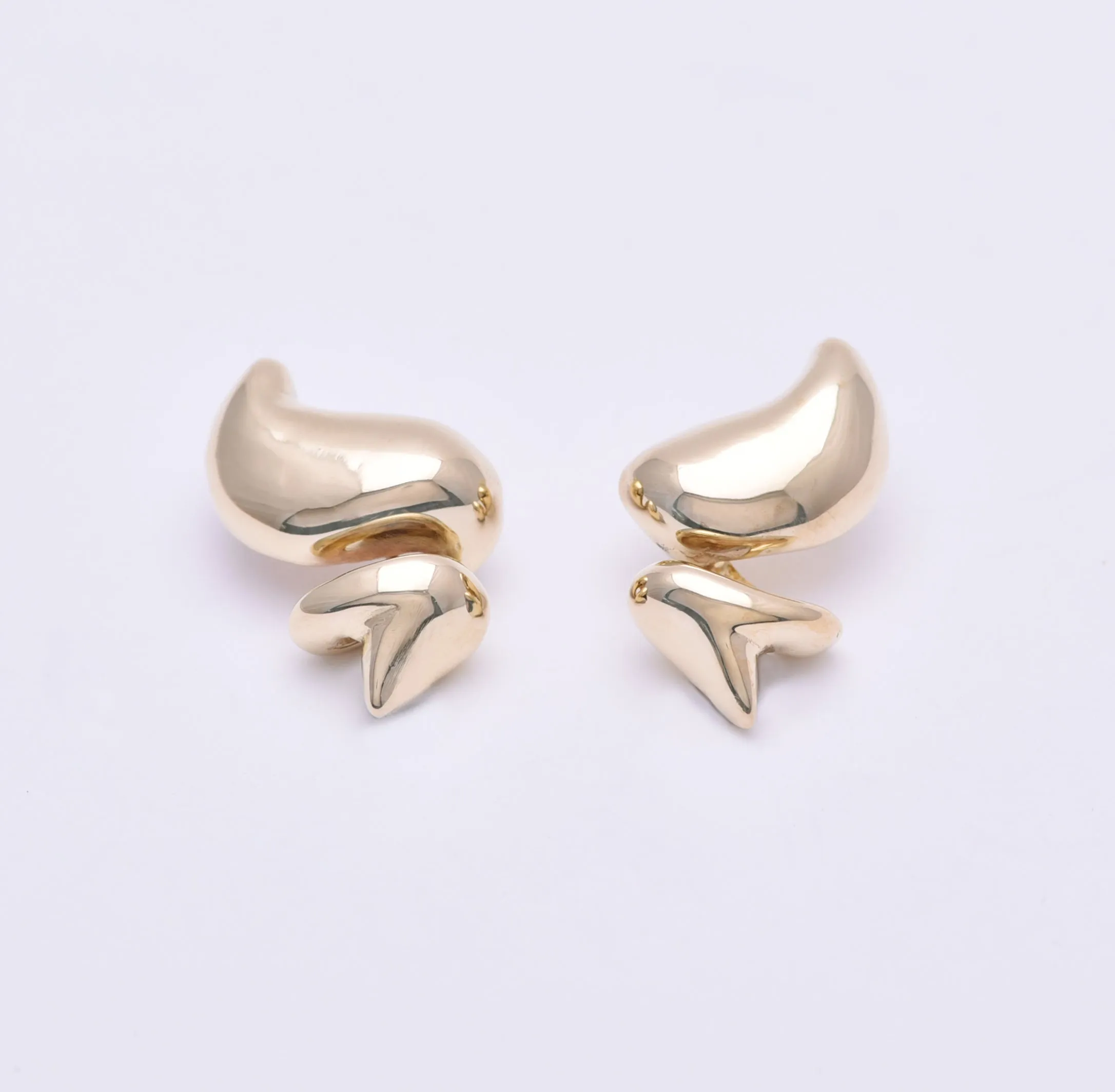 Brass Dollop Studs sold by Leigh Miller product image thumbnail 4