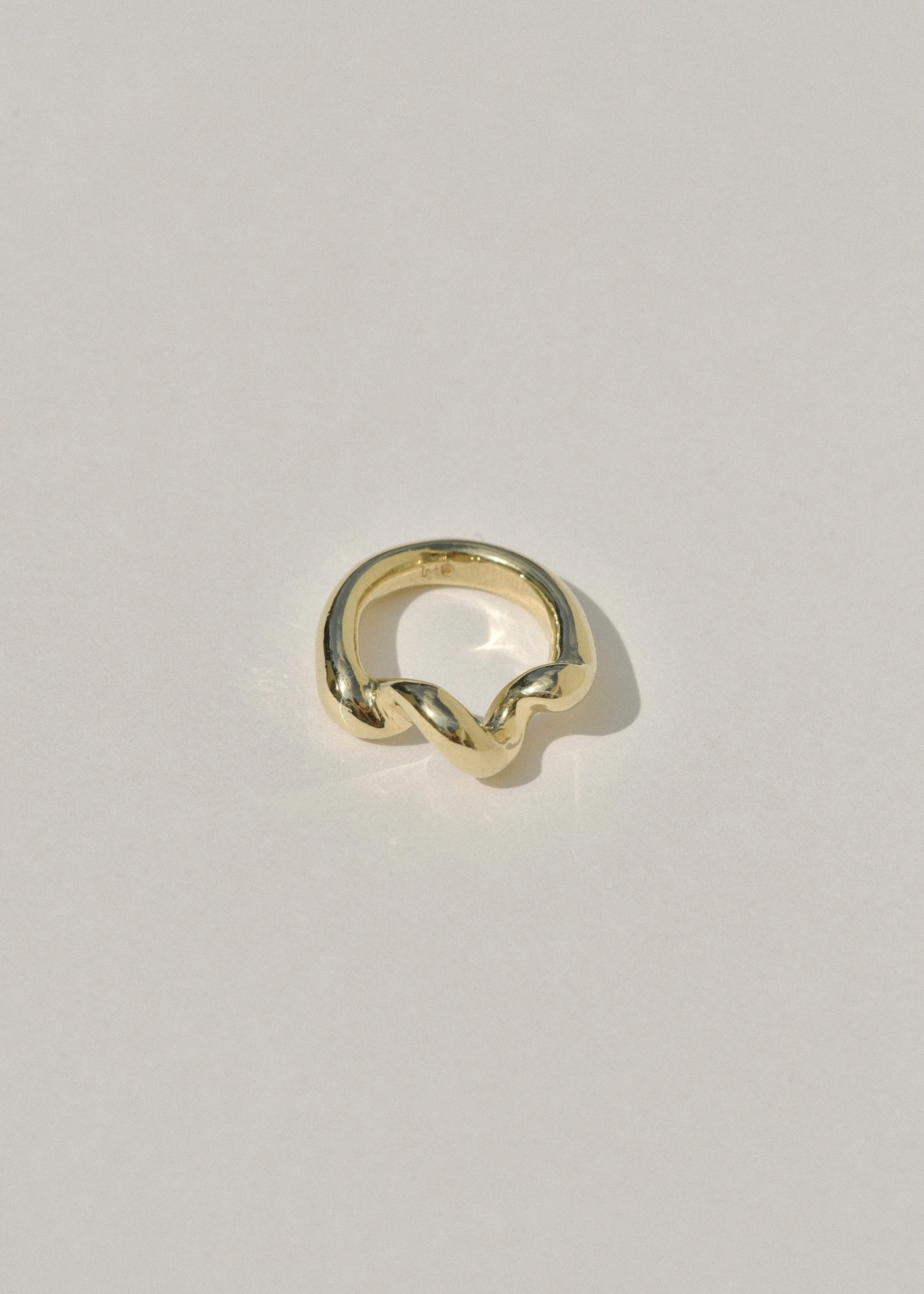 Brass Corkscrew Ring sold by Leigh Miller