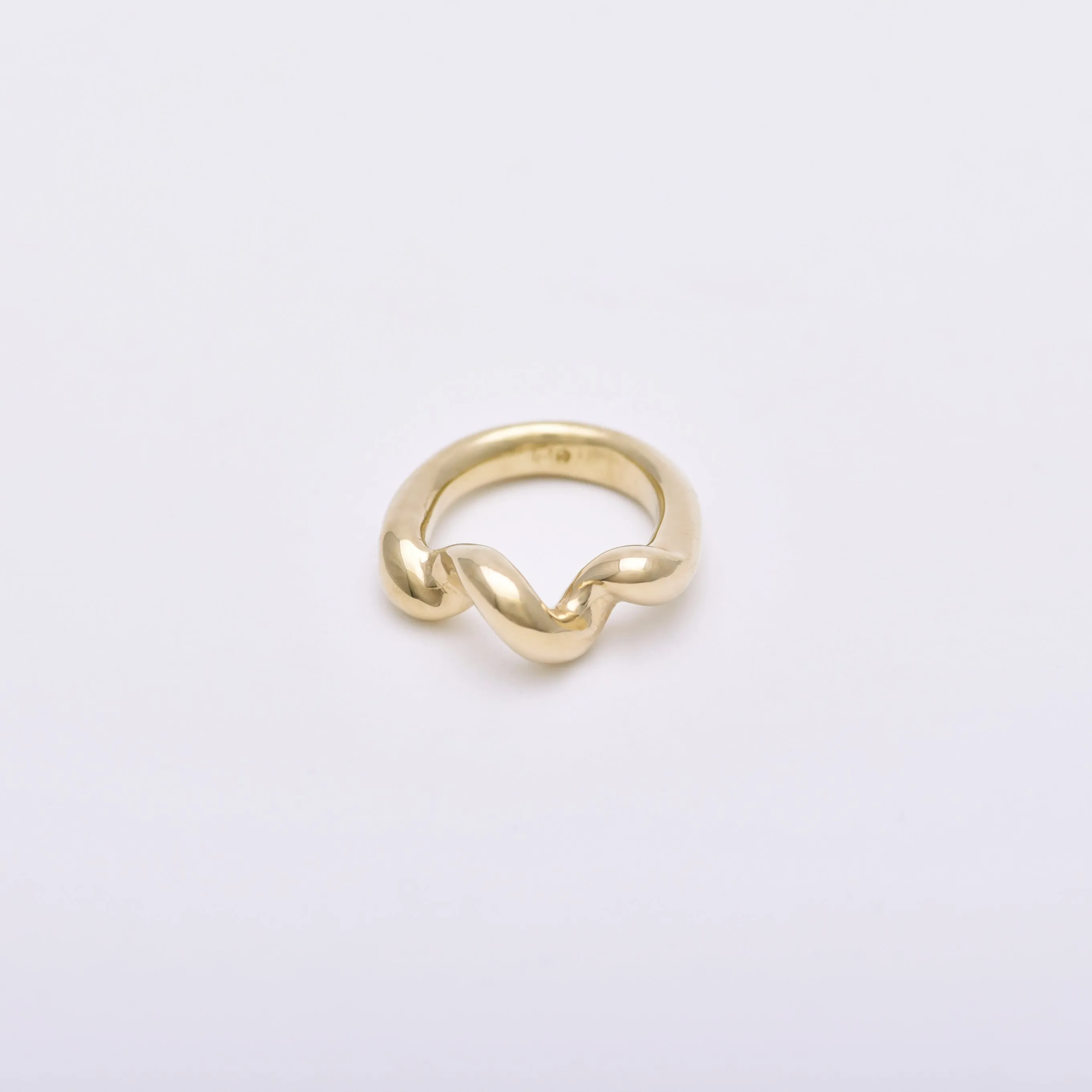 Brass Corkscrew Ring sold by Leigh Miller product image thumbnail 5