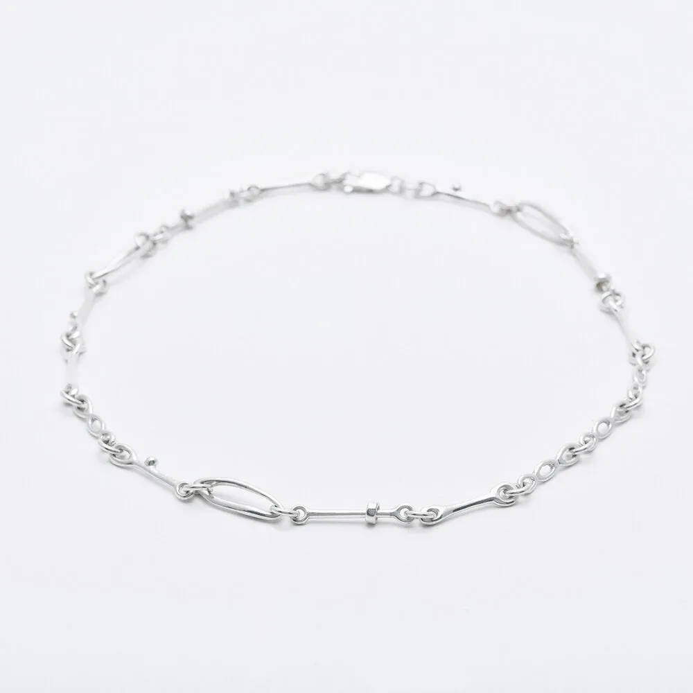 Sterling Silver Doodle Chain Choker sold by Leigh Miller product image thumbnail 5