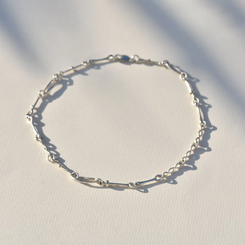 Sterling Silver Doodle Chain Choker sold by Leigh Miller