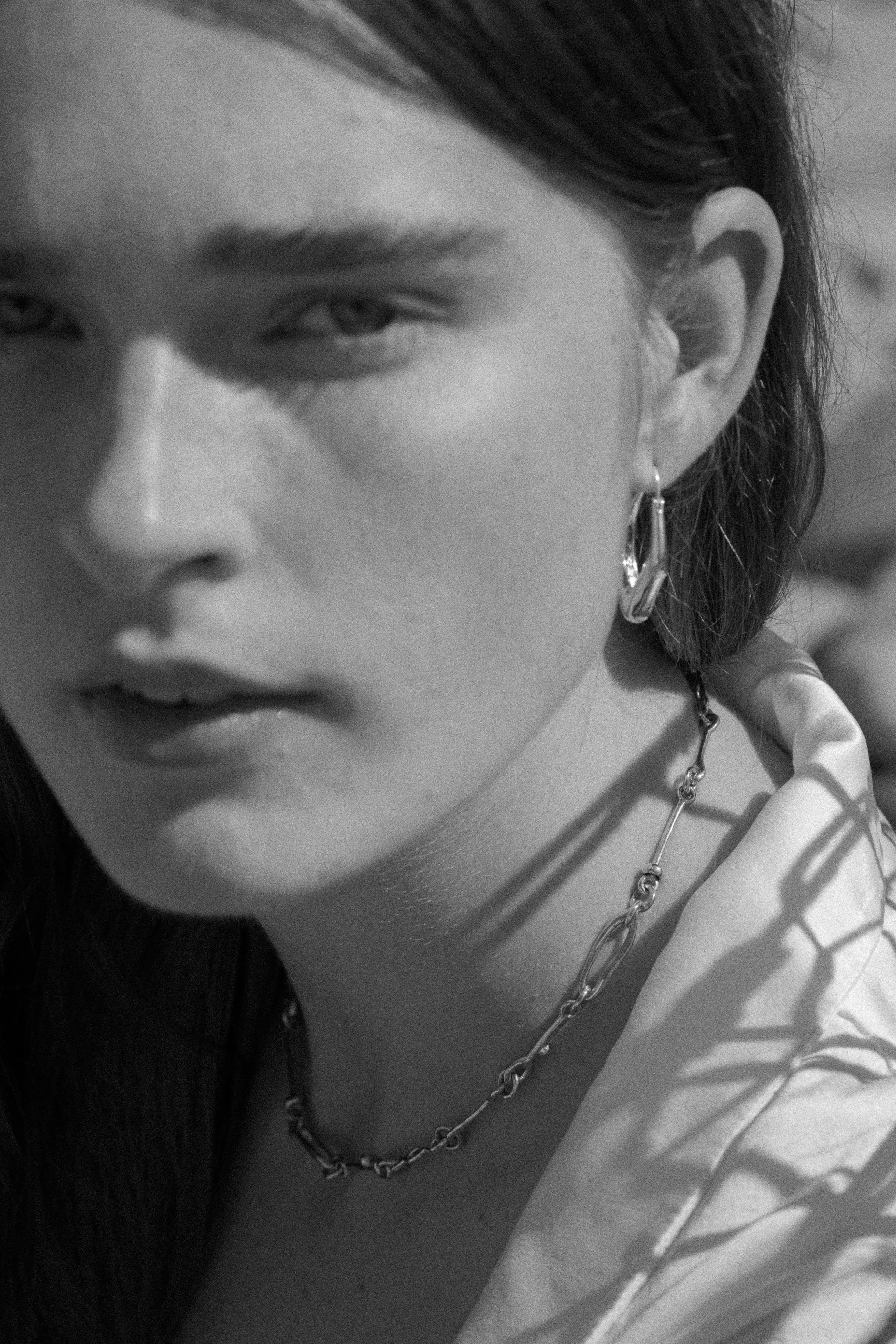 Sterling Silver Doodle Chain Choker sold by Leigh Miller product image thumbnail 2