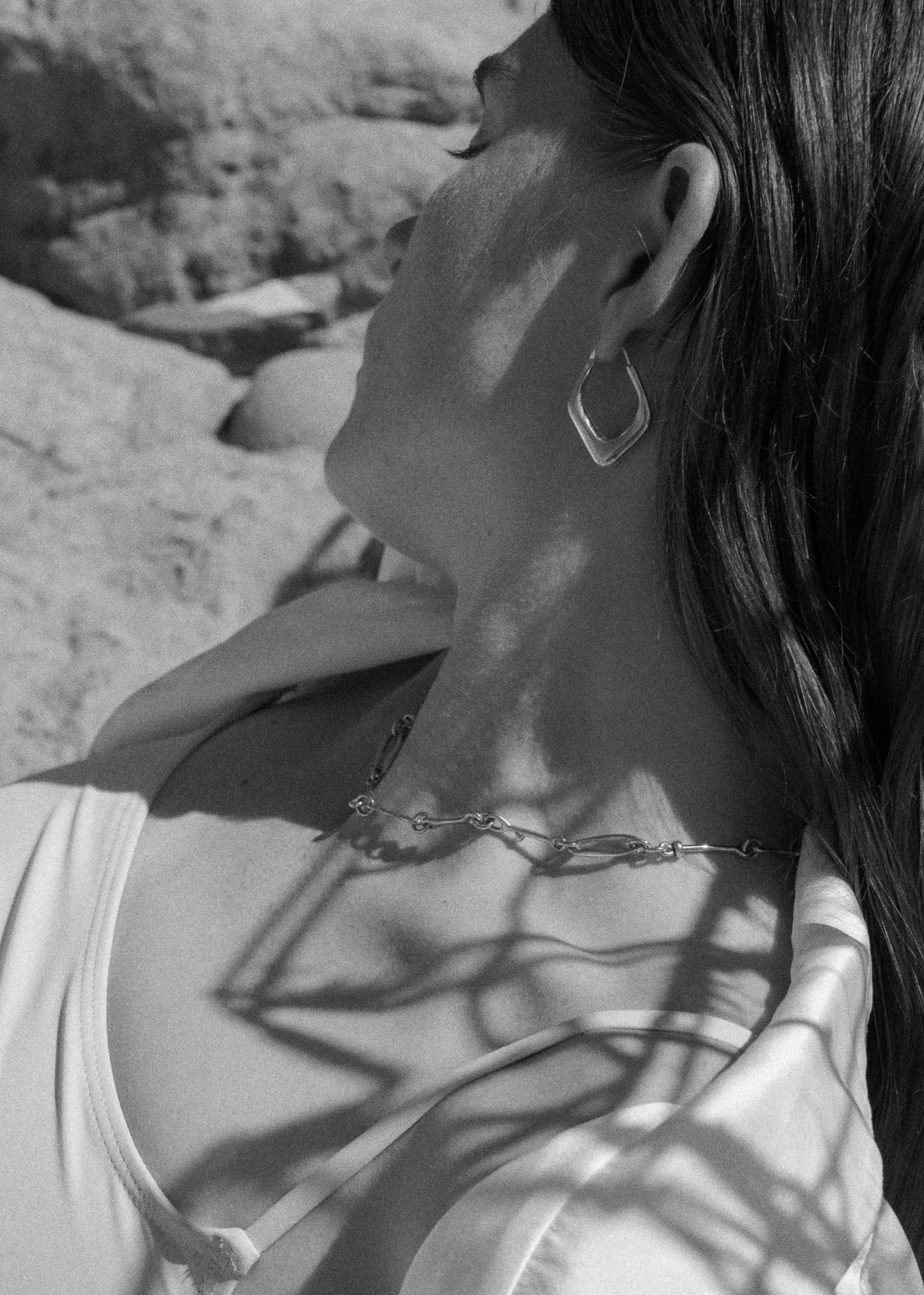 Sterling Silver Doodle Chain Choker sold by Leigh Miller product image thumbnail 3