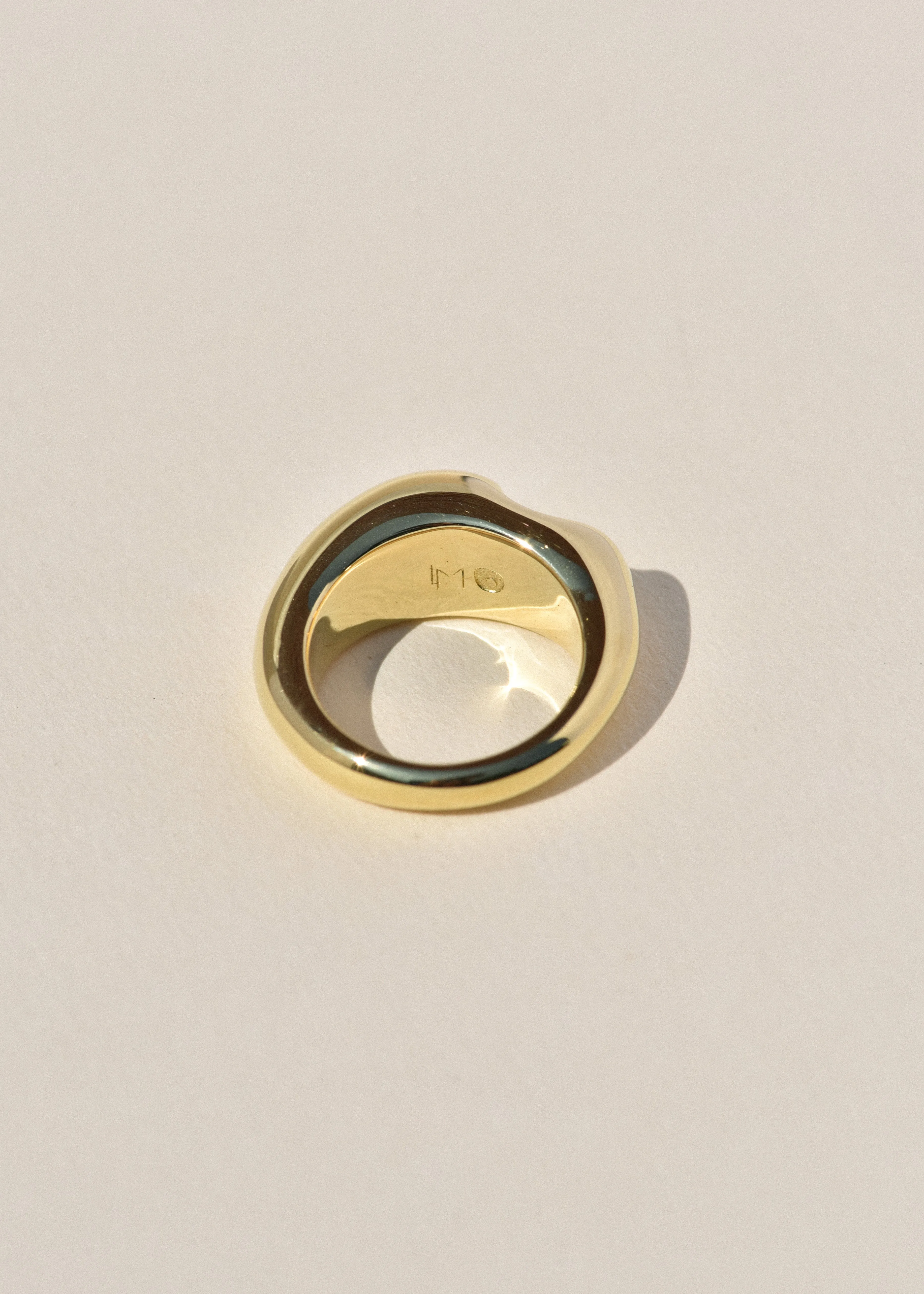 Brass Bite Ring sold by Leigh Miller product image thumbnail 4