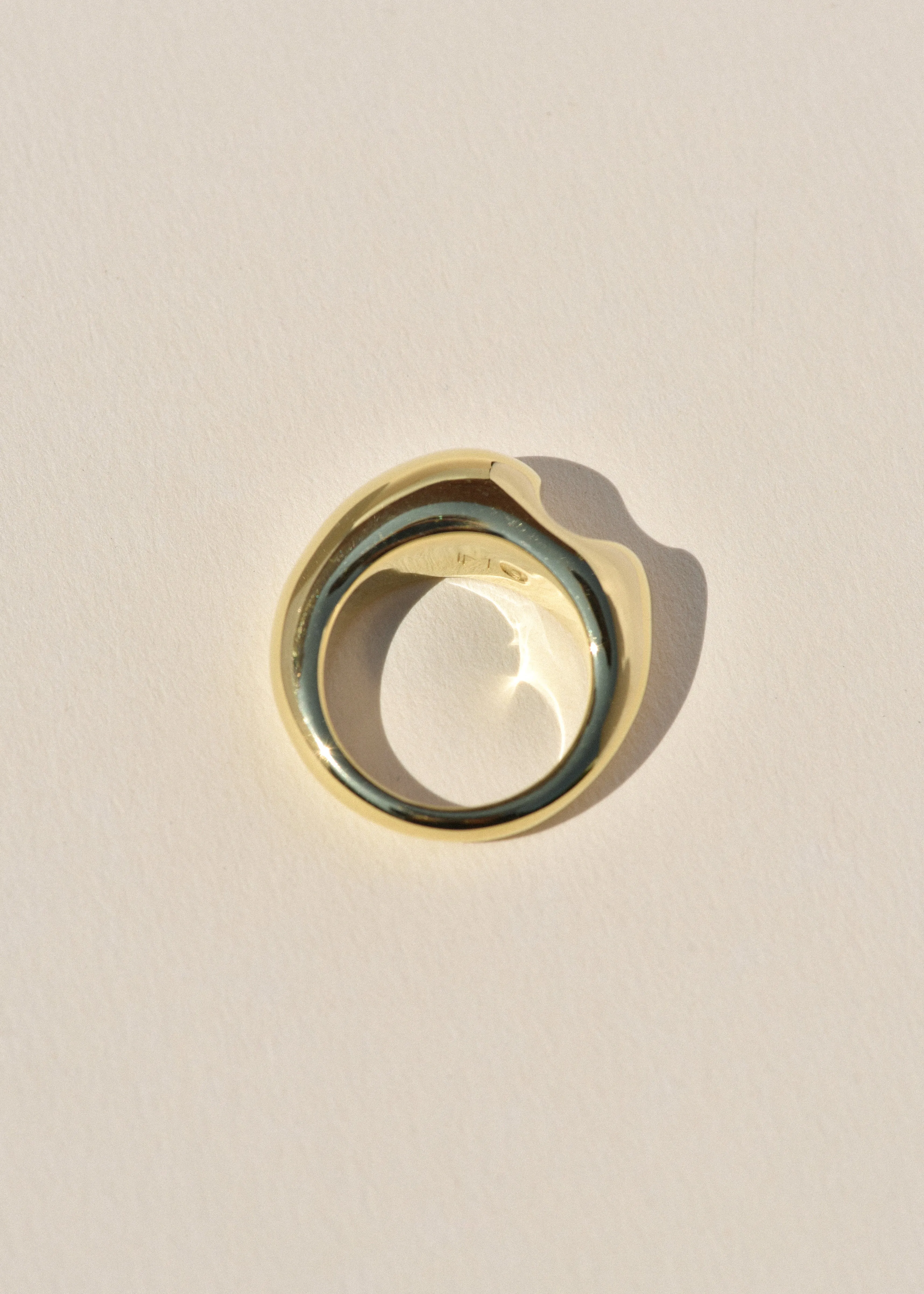 Brass Bite Ring sold by Leigh Miller product image thumbnail 3