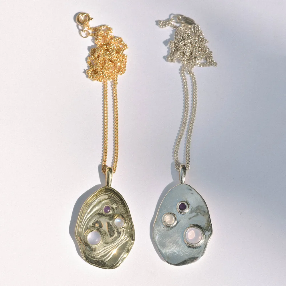 Sterling Silver Lava Pendant sold by Leigh Miller product image thumbnail 4