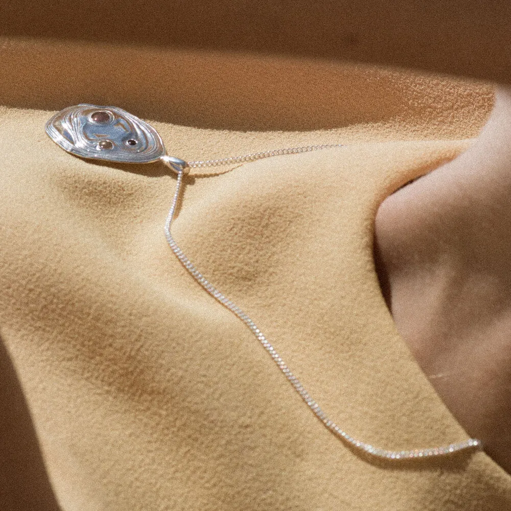 Sterling Silver Lava Pendant sold by Leigh Miller product image thumbnail 2