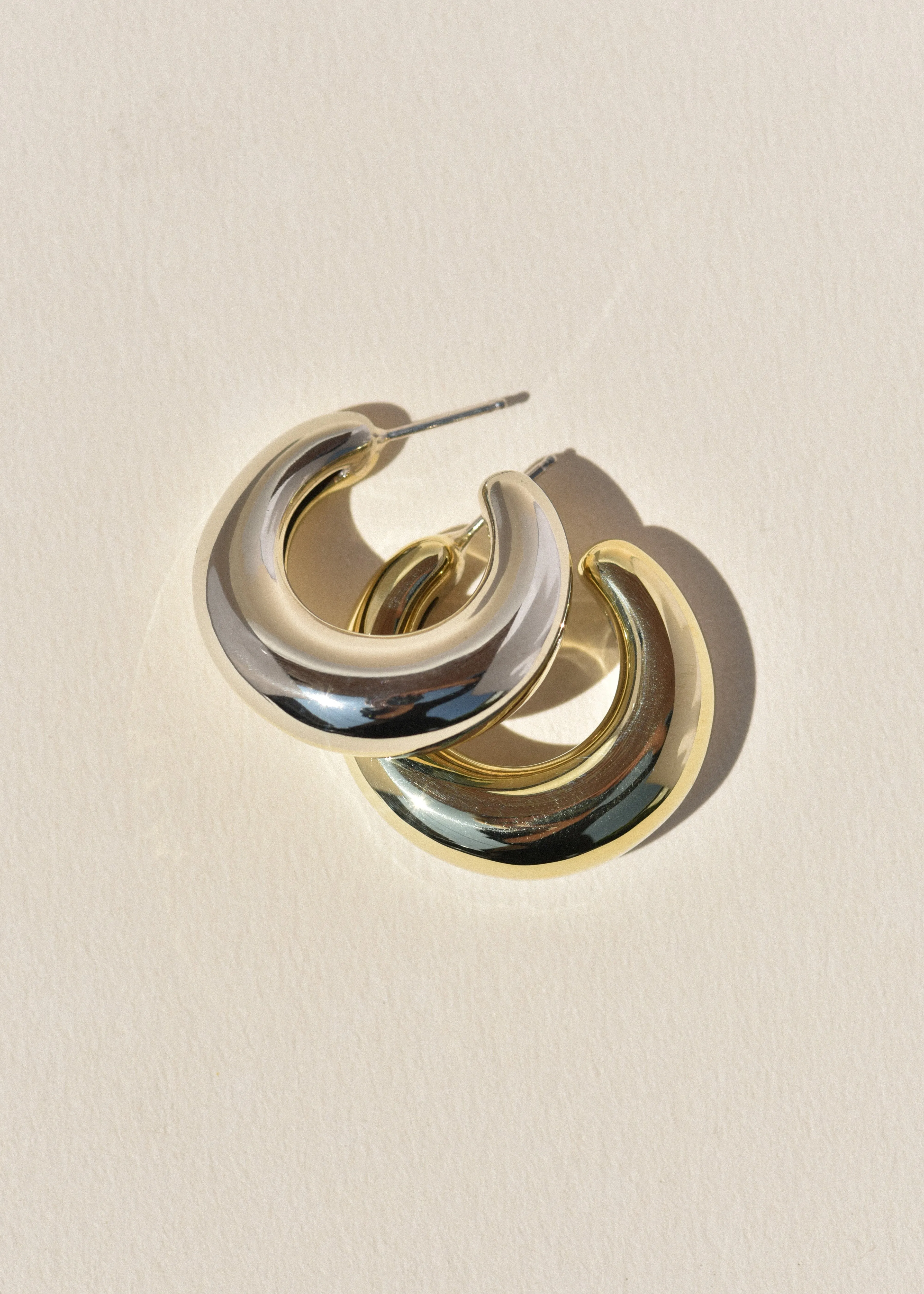 Two-Tone Bubble Hoops sold by Leigh Miller product image thumbnail 4