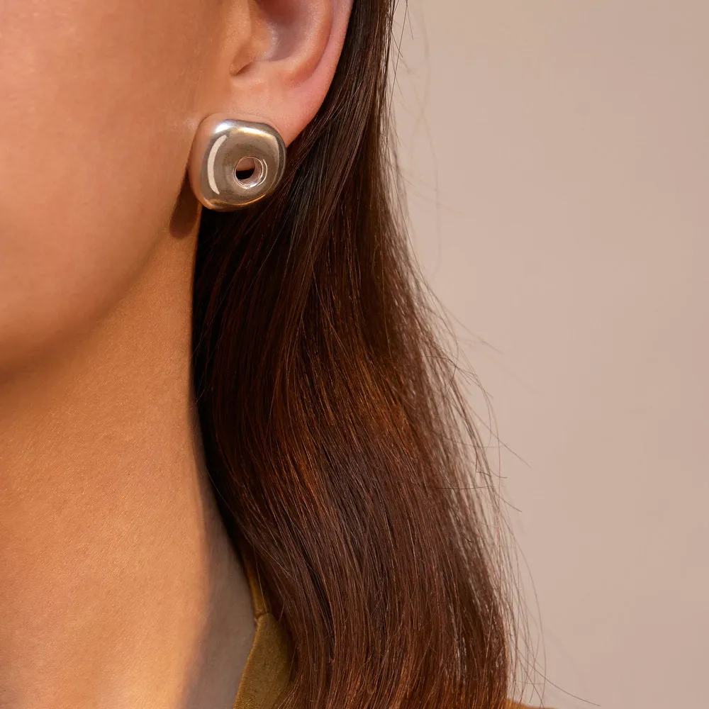 Brass Hepworth Studs sold by Leigh Miller product image thumbnail 2