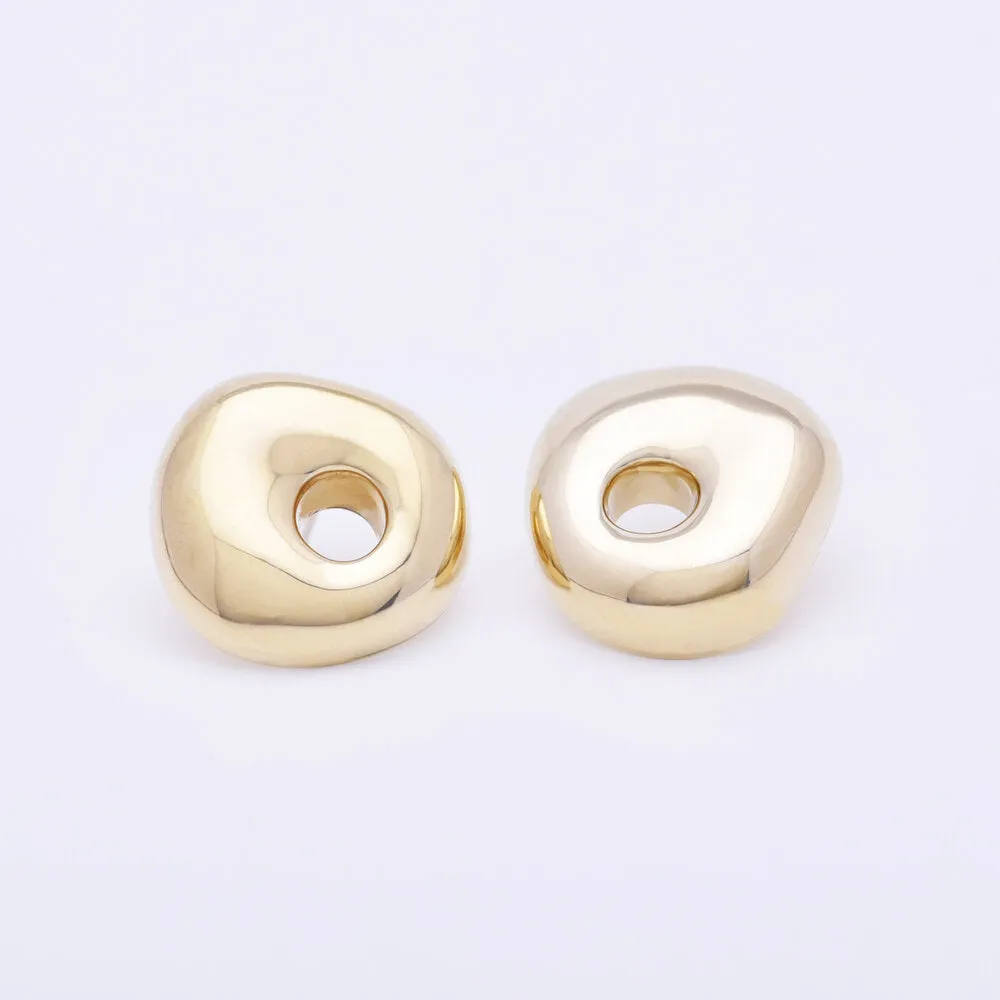Brass Hepworth Studs sold by Leigh Miller product image thumbnail 5