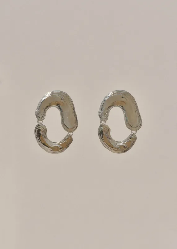 Sterling Silver Swish Hoops sold by Leigh Miller