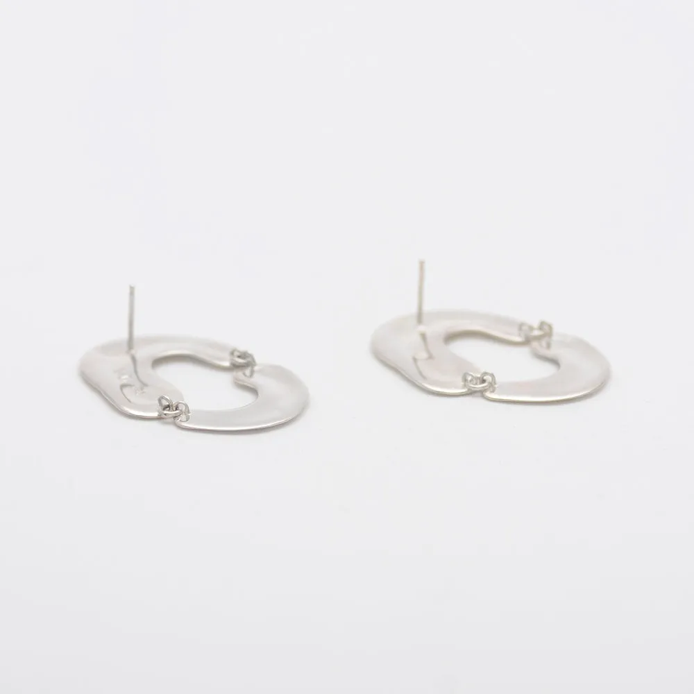 Sterling Silver Swish Hoops sold by Leigh Miller product image thumbnail 3