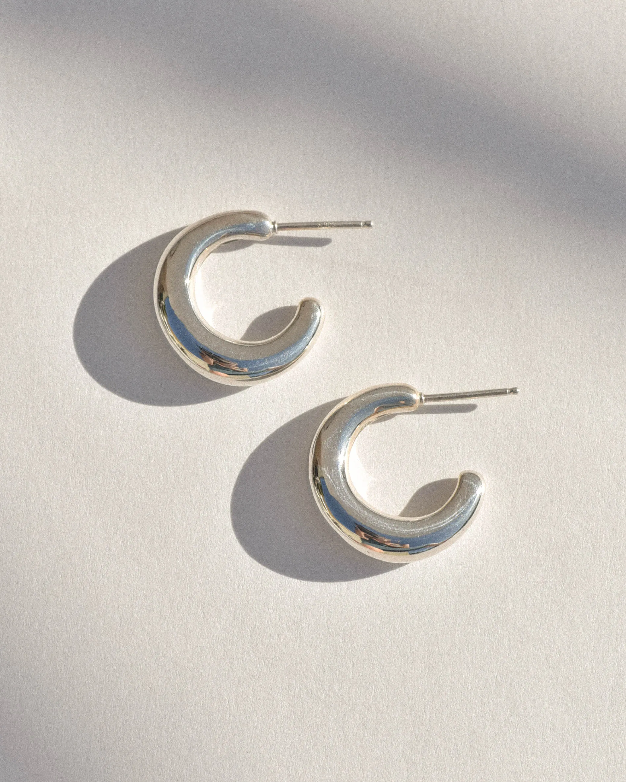 Sterling Silver Mini Bubble Hoops sold by Leigh Miller