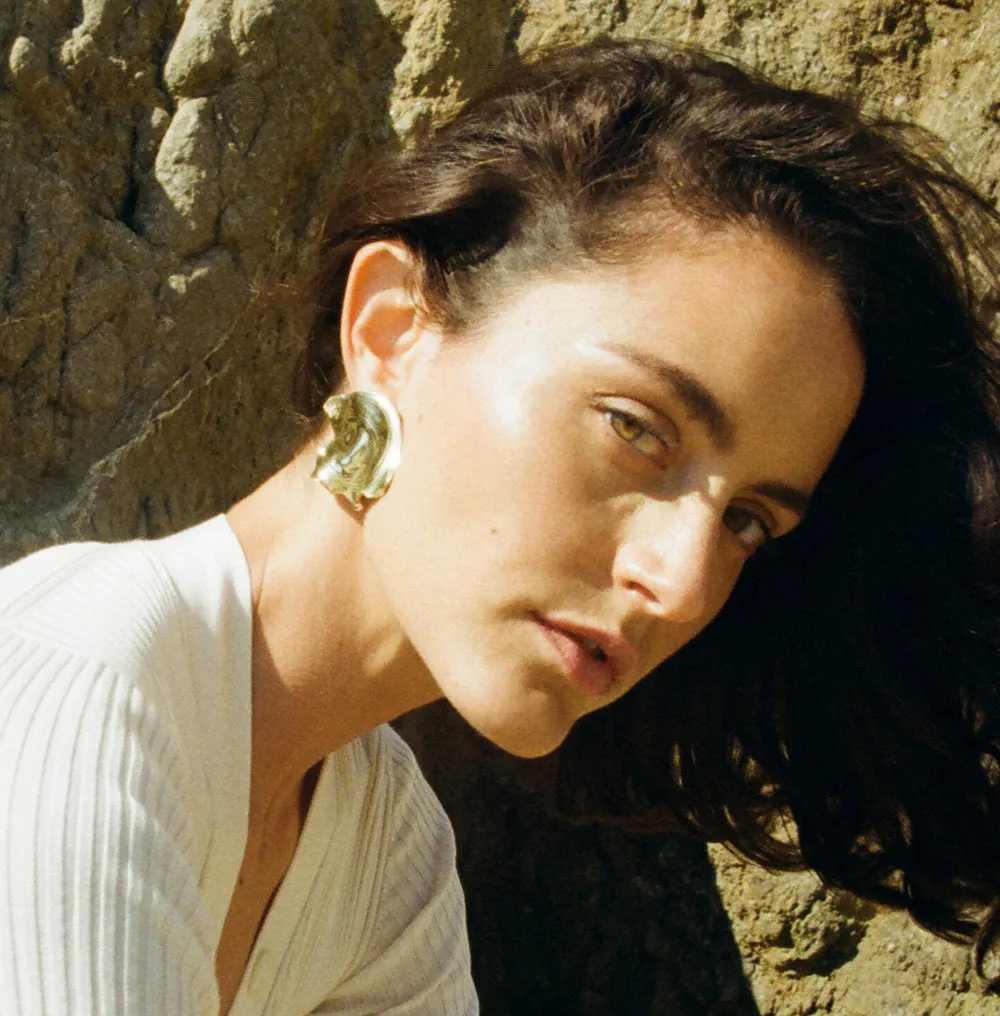 Padina Stud Earrings sold by Leigh Miller product image thumbnail 2