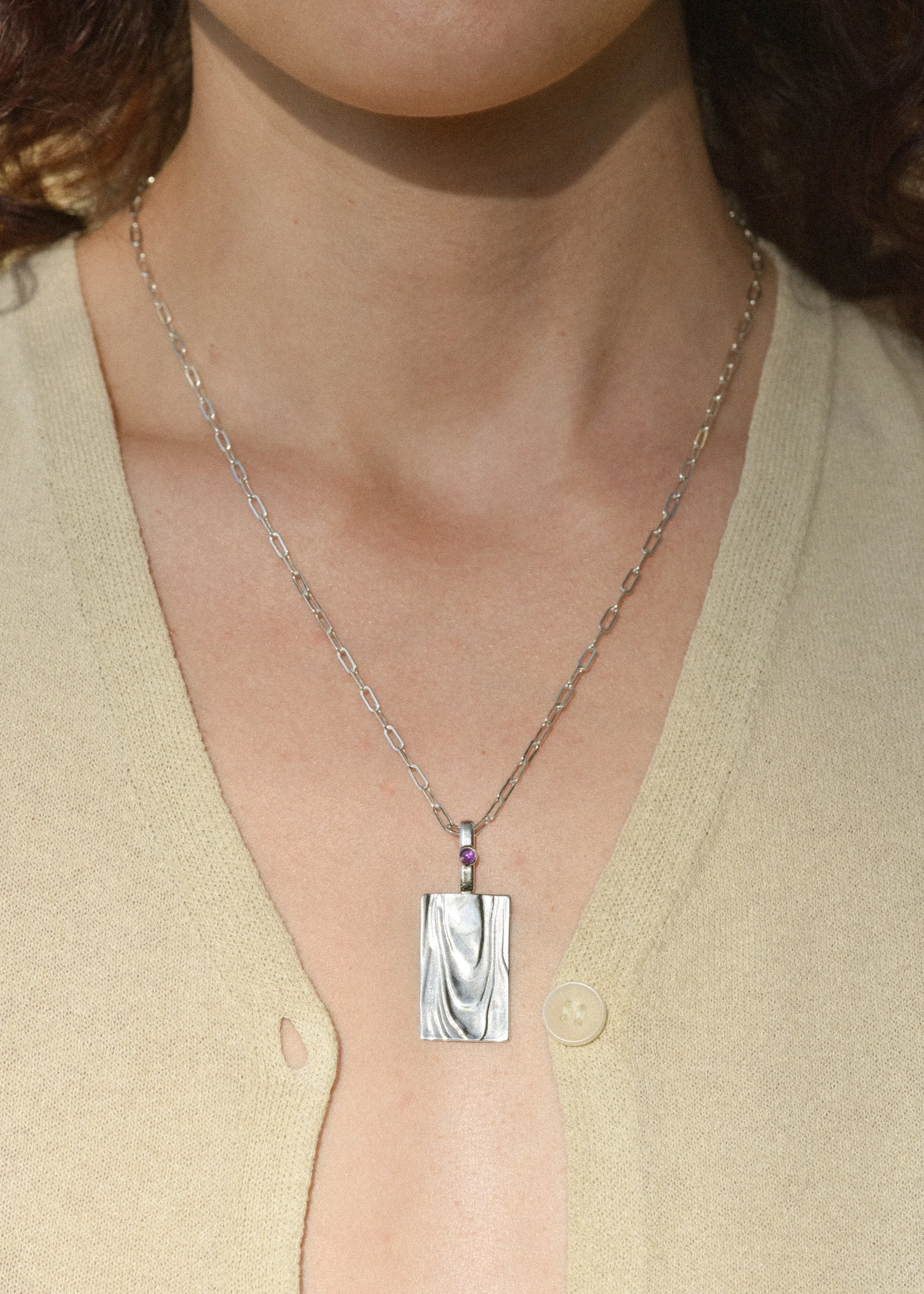 Sterling Silver Erte Pendant sold by Leigh Miller product image thumbnail 2