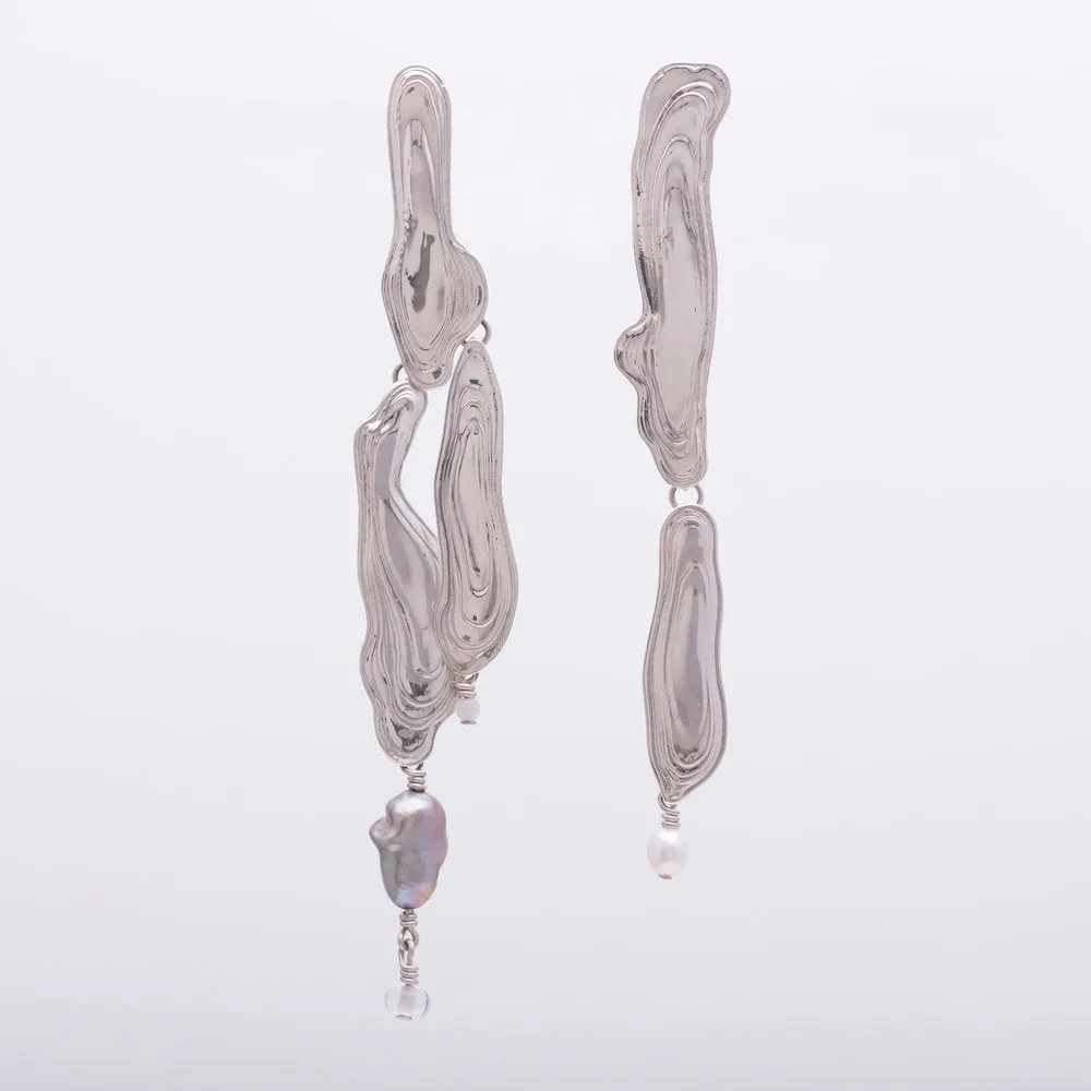 Sterling Silver Current Earrings sold by Leigh Miller product image thumbnail 2