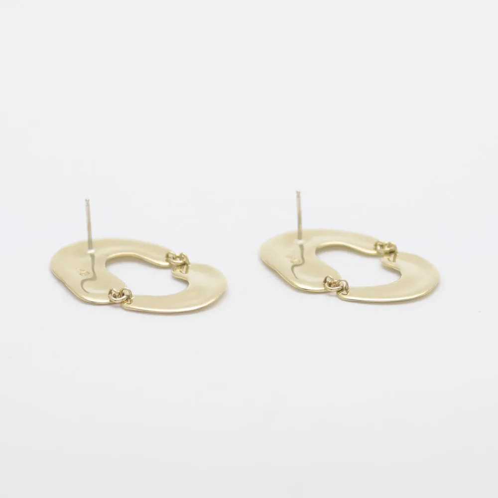 Brass Swish Hoops sold by Leigh Miller product image thumbnail 2