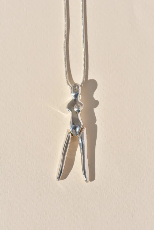 Sterling Silver 'Lil Lady Necklace for Planned Parenthood sold by Leigh Miller