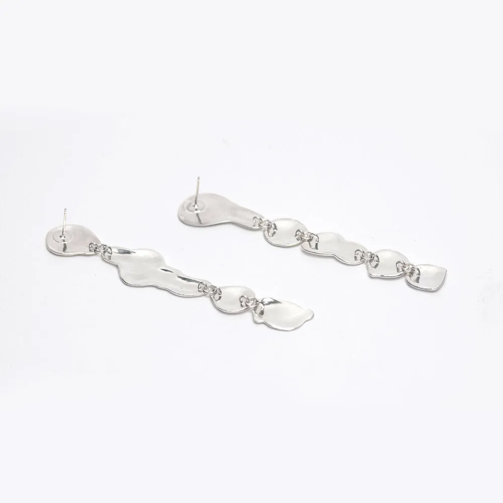 Sterling Silver Drip Earrings sold by Leigh Miller product image thumbnail 5