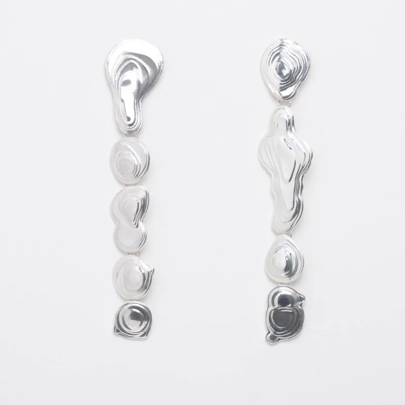 Sterling Silver Drip Earrings sold by Leigh Miller