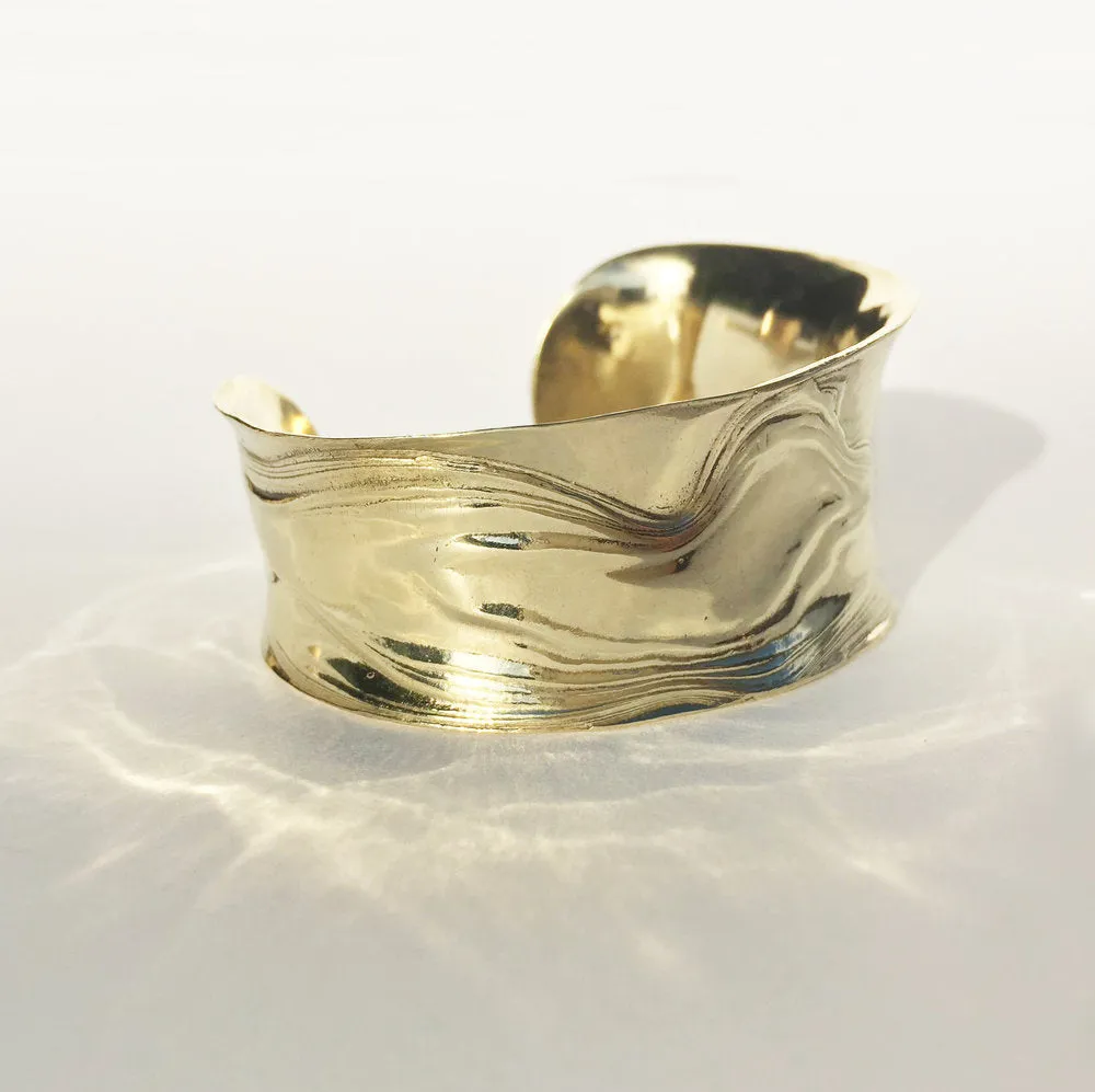 Brass Anticlast Cuff sold by Leigh Miller product image thumbnail 3