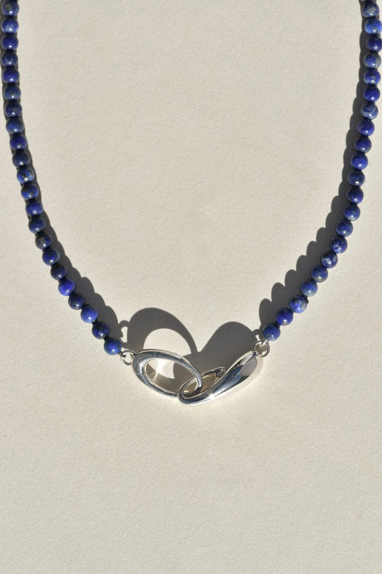 Sterling Silver Lapis Choker sold by Leigh Miller product image thumbnail 3