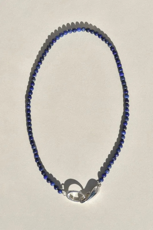 Sterling Silver Lapis Choker sold by Leigh Miller