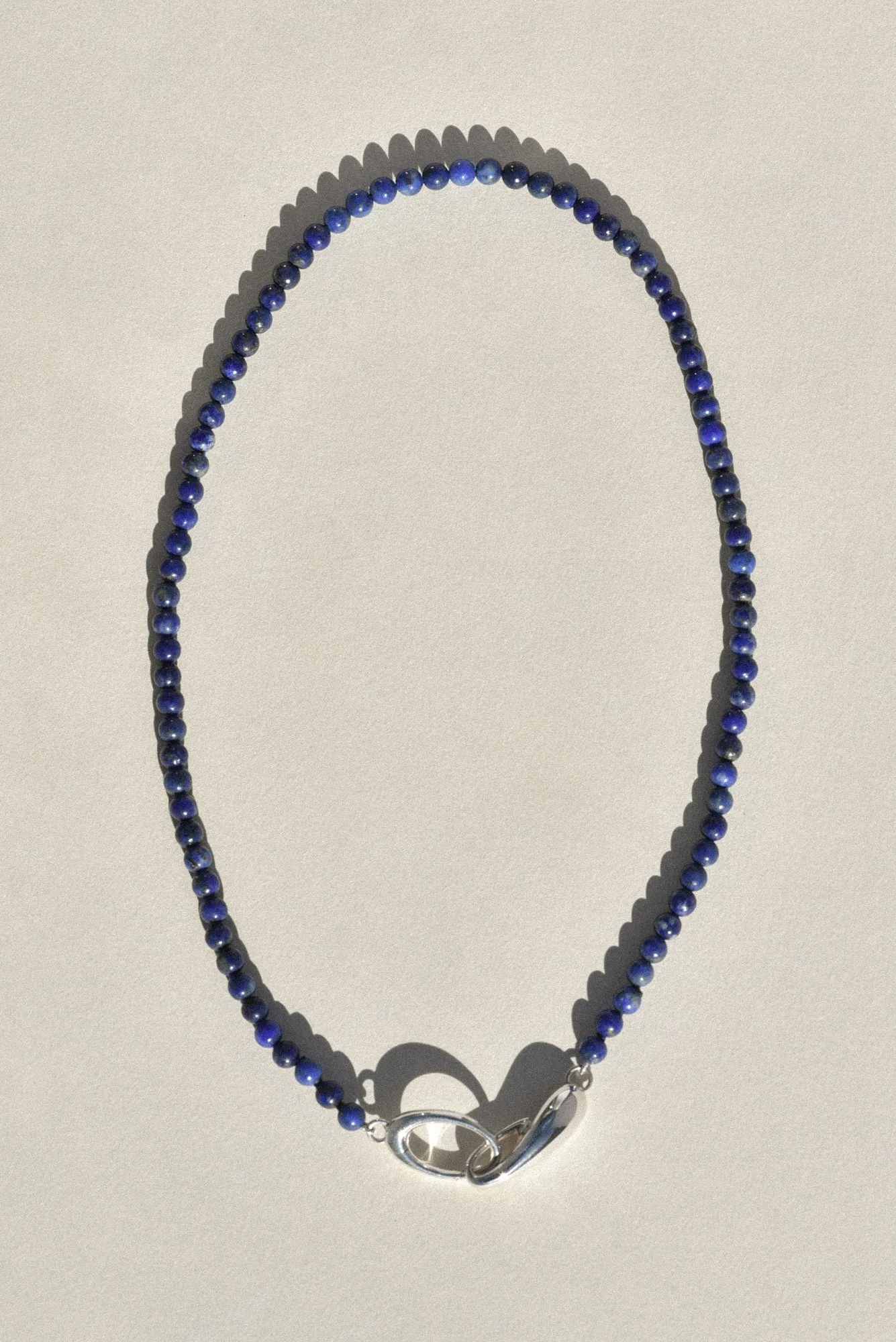 Sterling Silver Lapis Choker sold by Leigh Miller