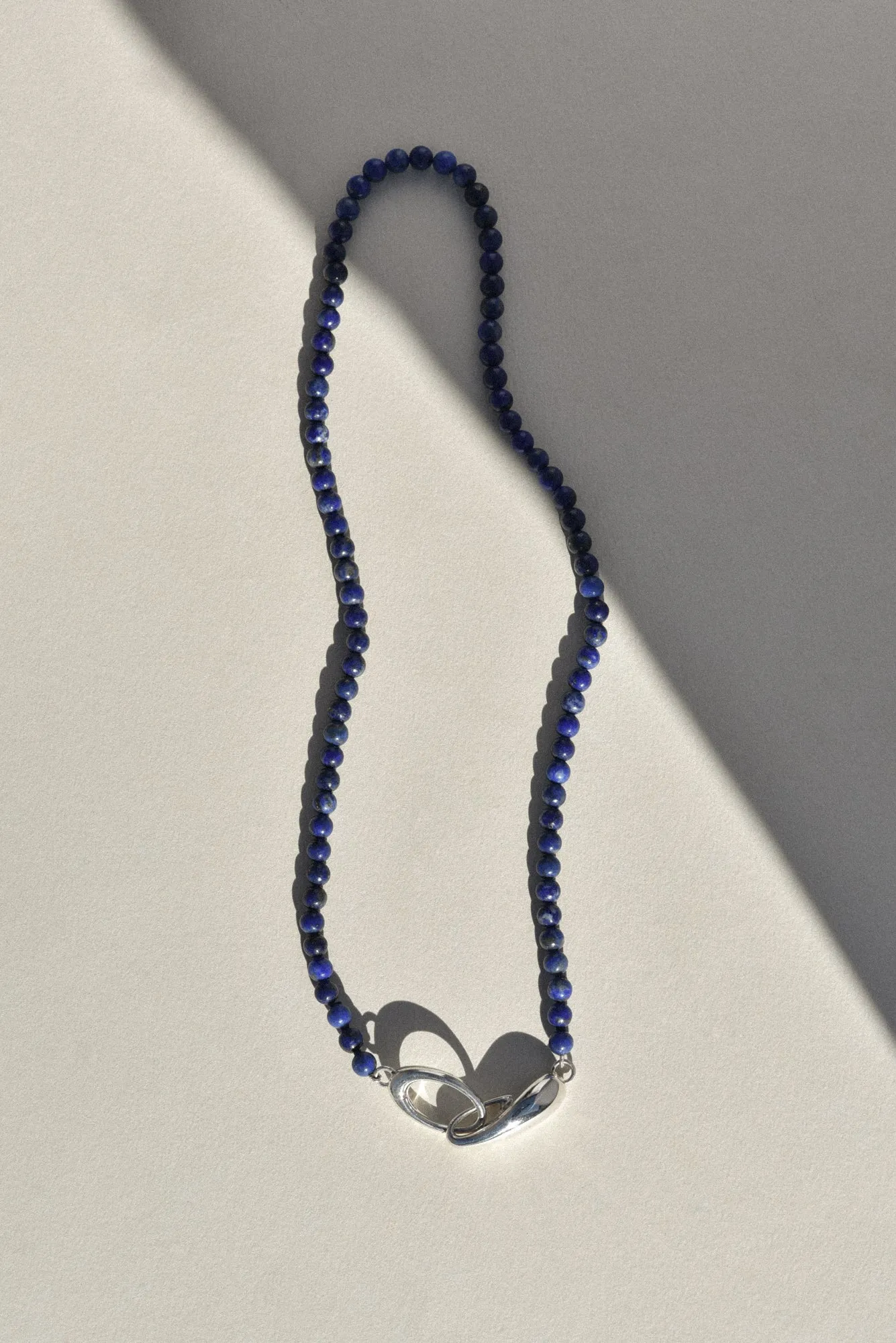 Sterling Silver Lapis Choker sold by Leigh Miller product image thumbnail 5