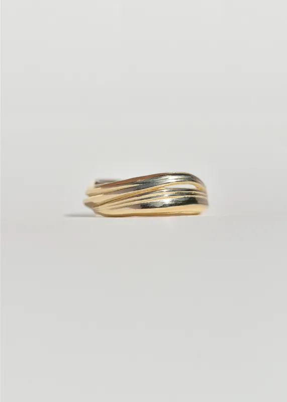 Gold Soft Wave Ring- Trial Sample sold by Leigh Miller